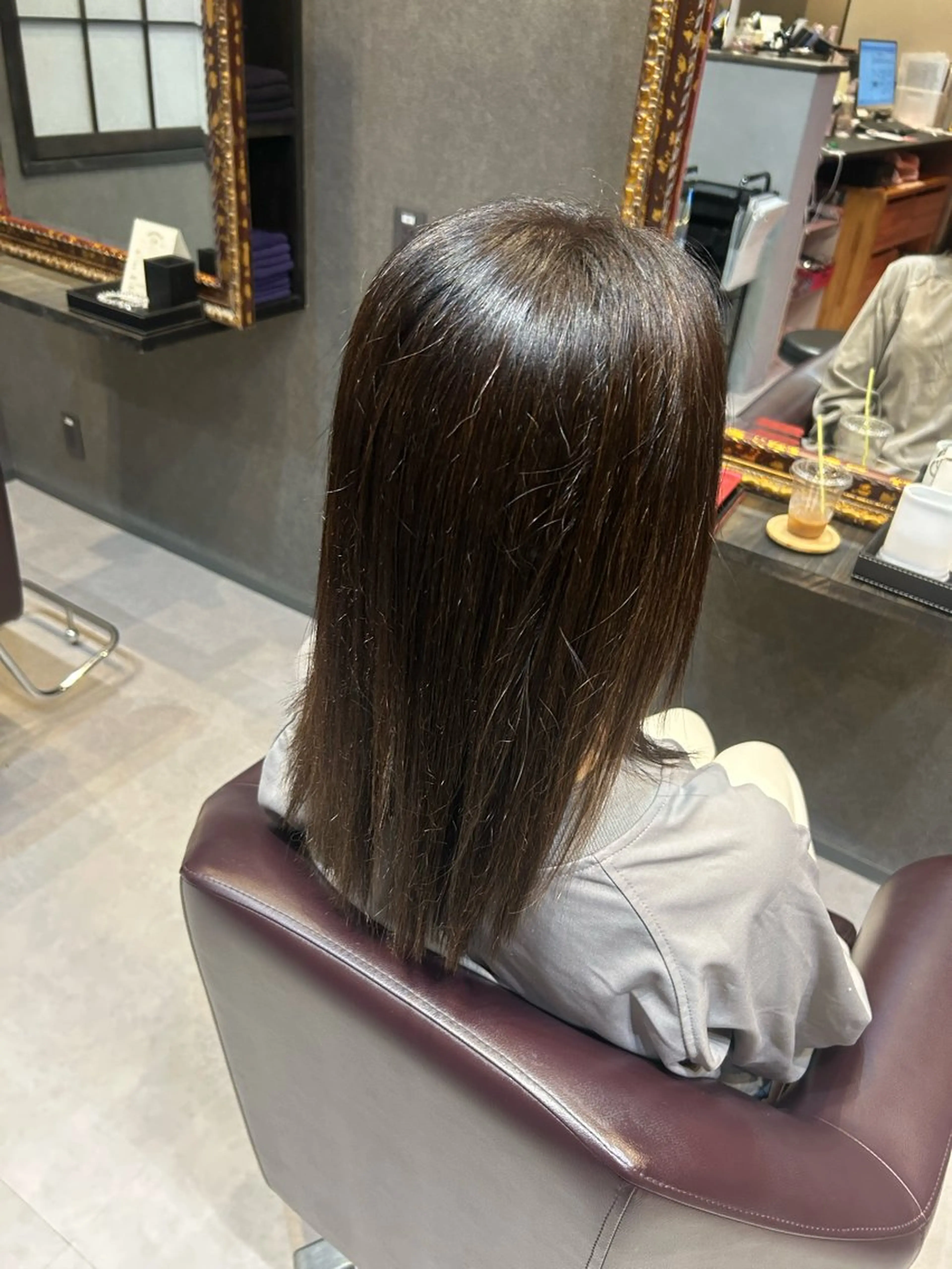 ミディアム 山﨑 羽空のヘアスタイル