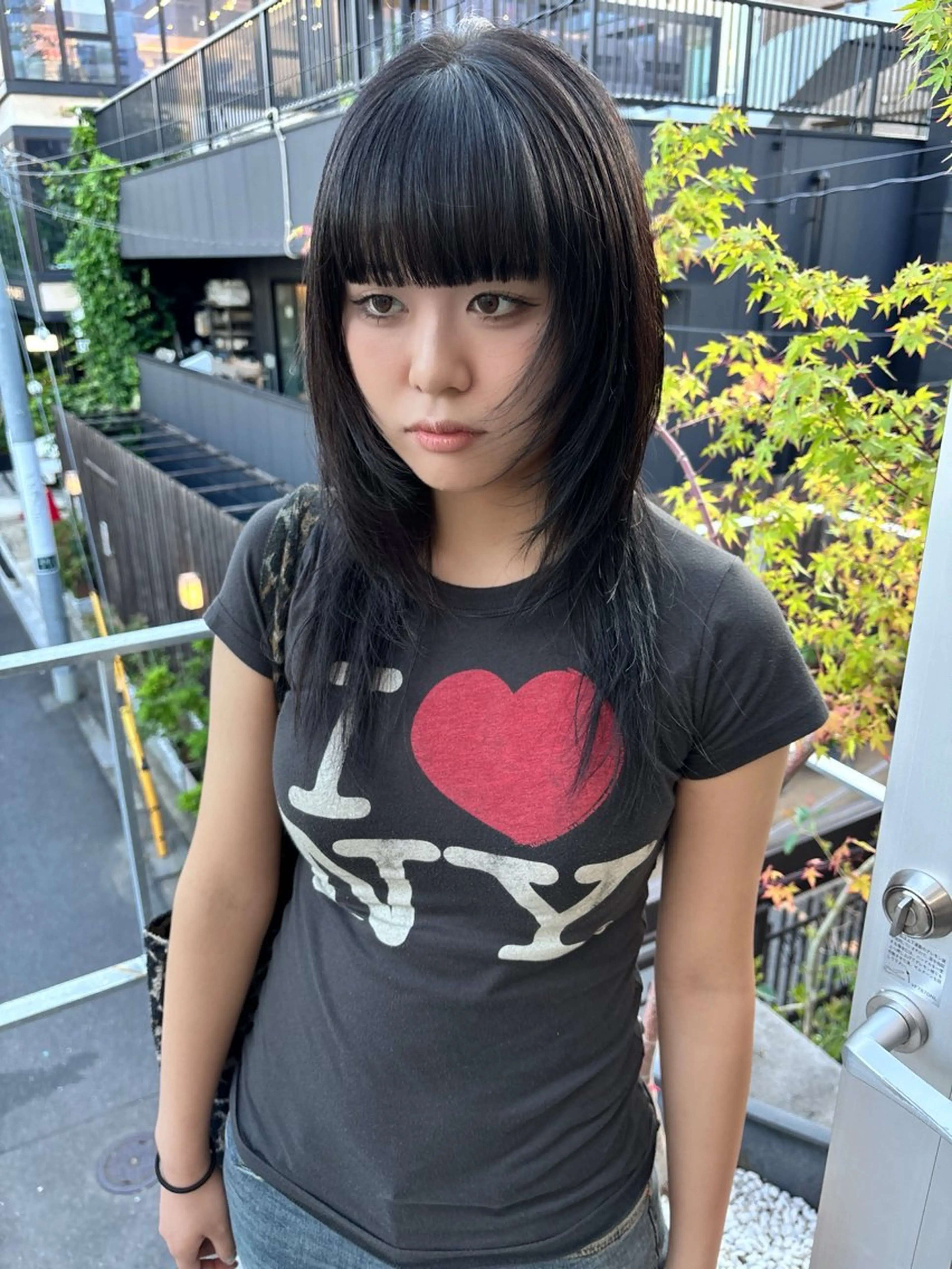 ミディアム カラー レイヤーカット シャギー yuuna/ ハッシュカット🎀のヘアスタイル