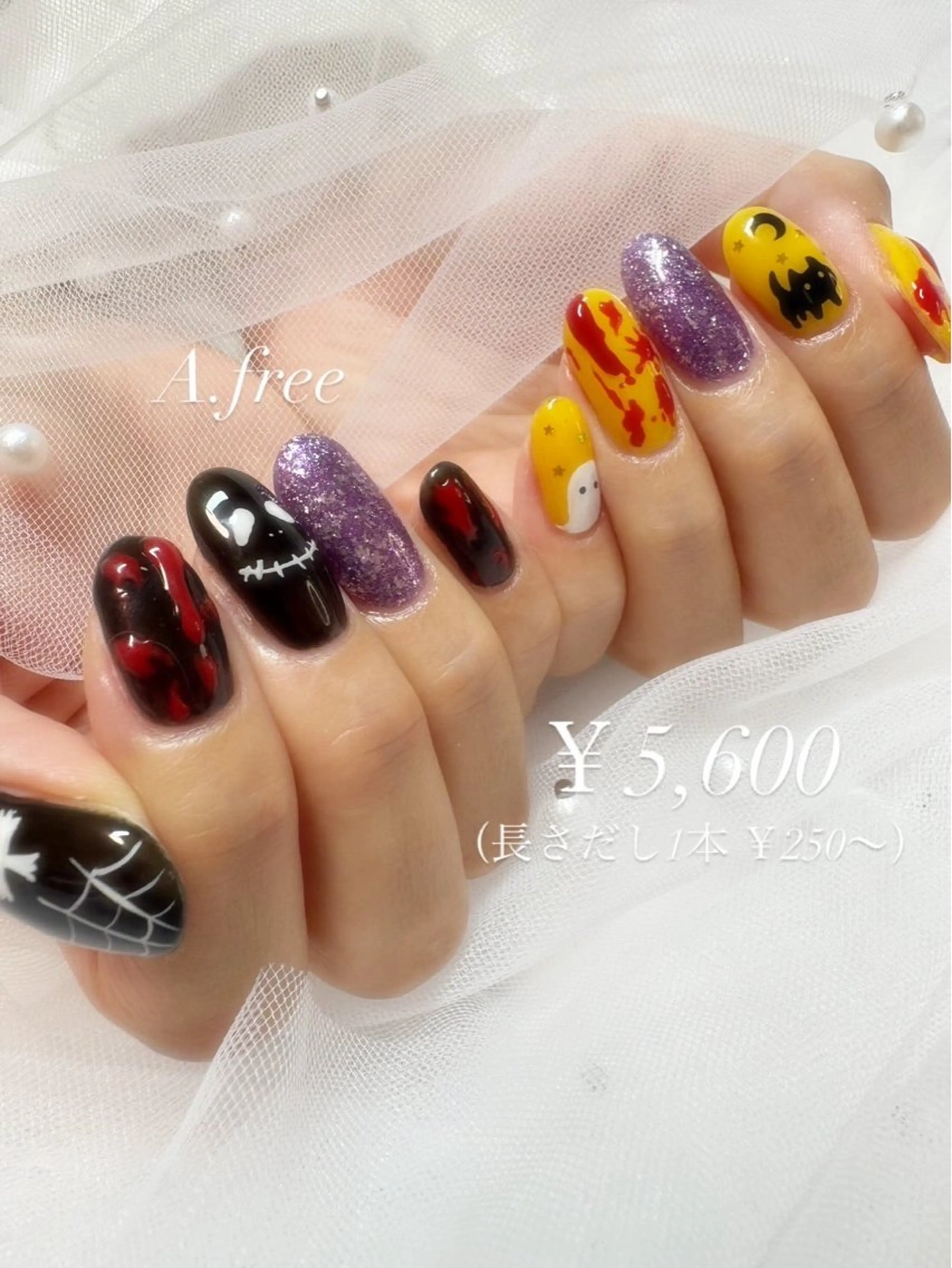 ネイル ジェルネイル A.free✧*｡ アレルギー対応✧*｡のネイルデザイン