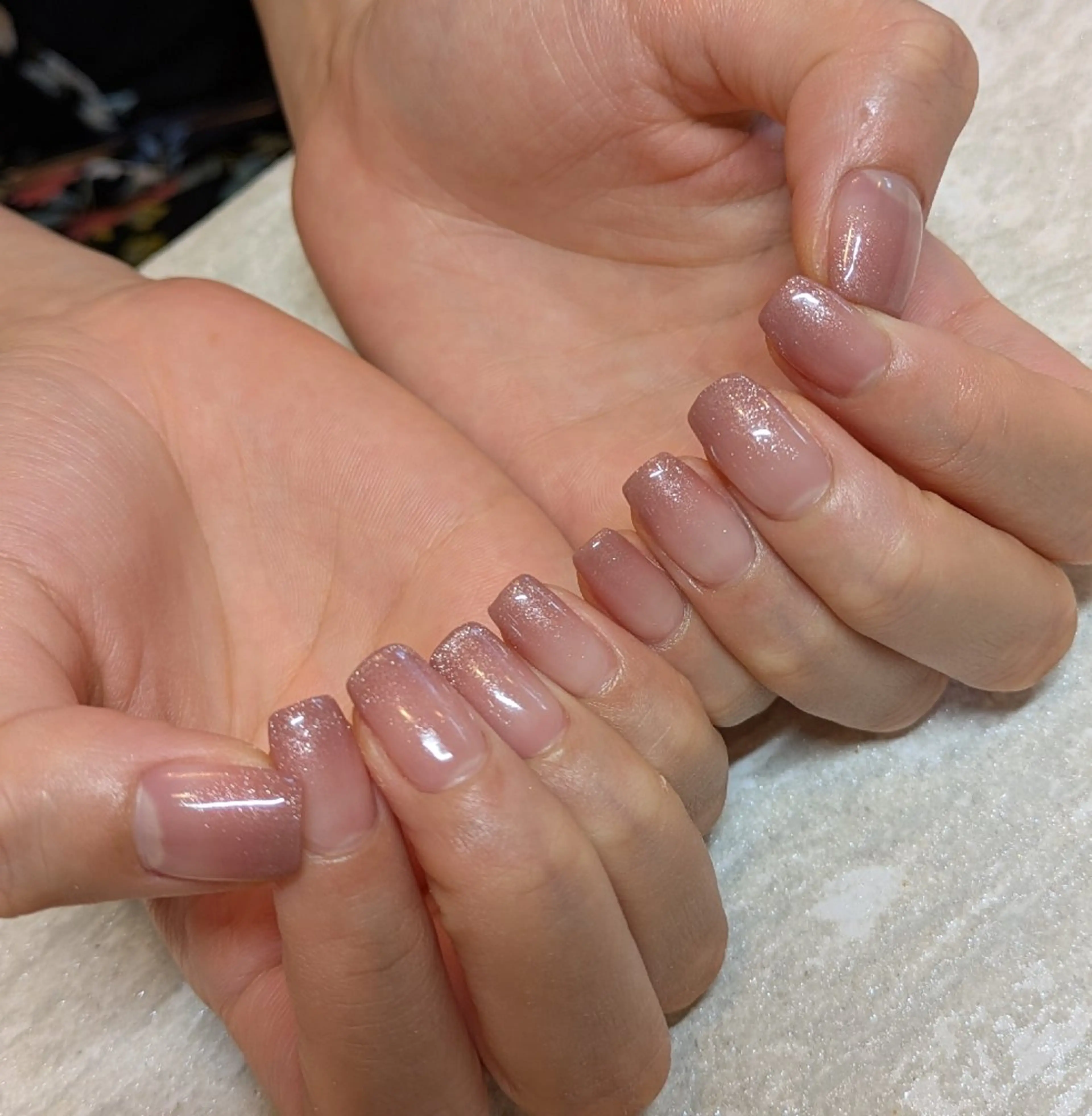 ネイル グラデーション マグネットネイル ジェヌインネイル 河内のネイルデザイン