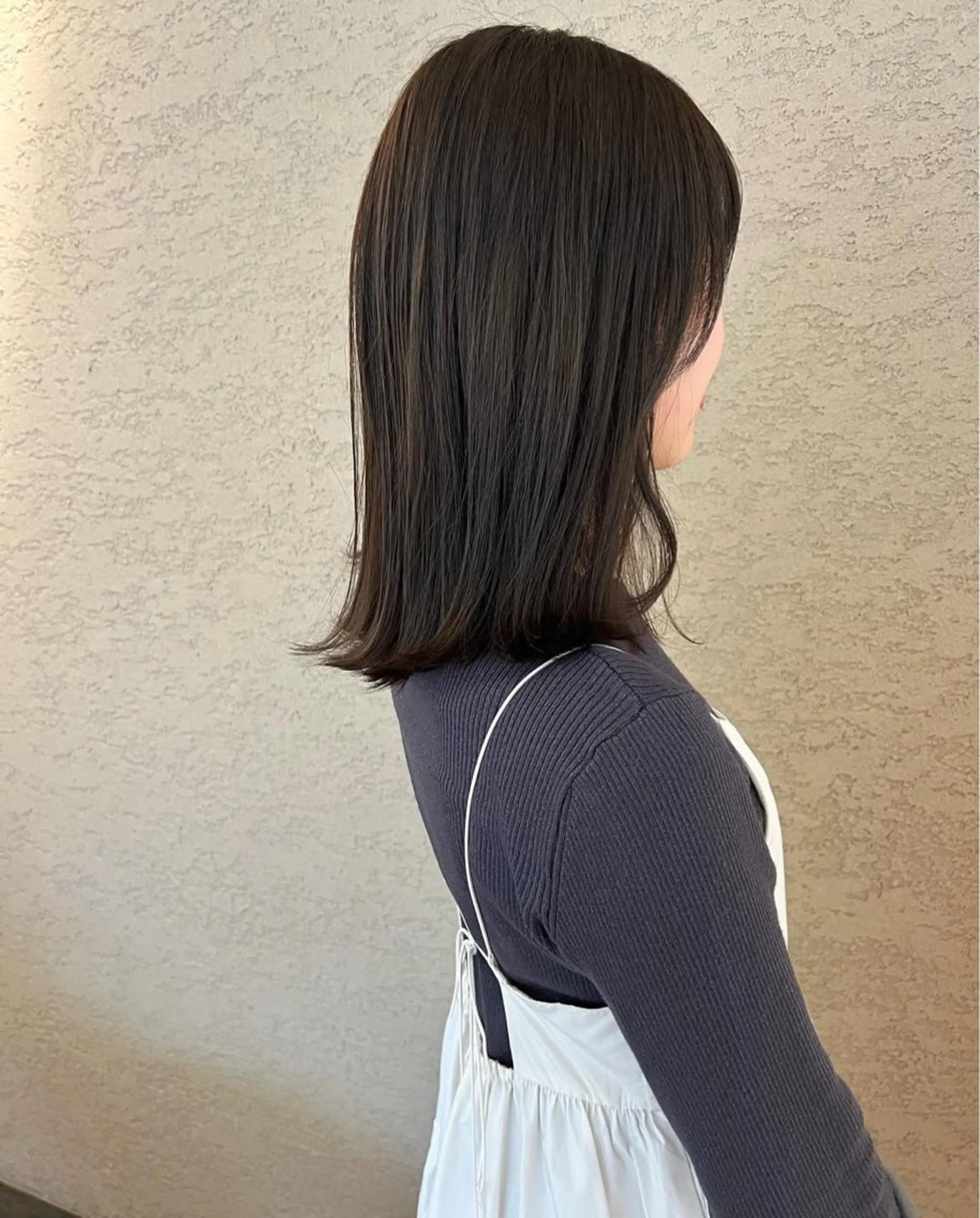 ミディアム カラー 透明感カラー🌿 藤沢Lina ななよのヘアスタイル