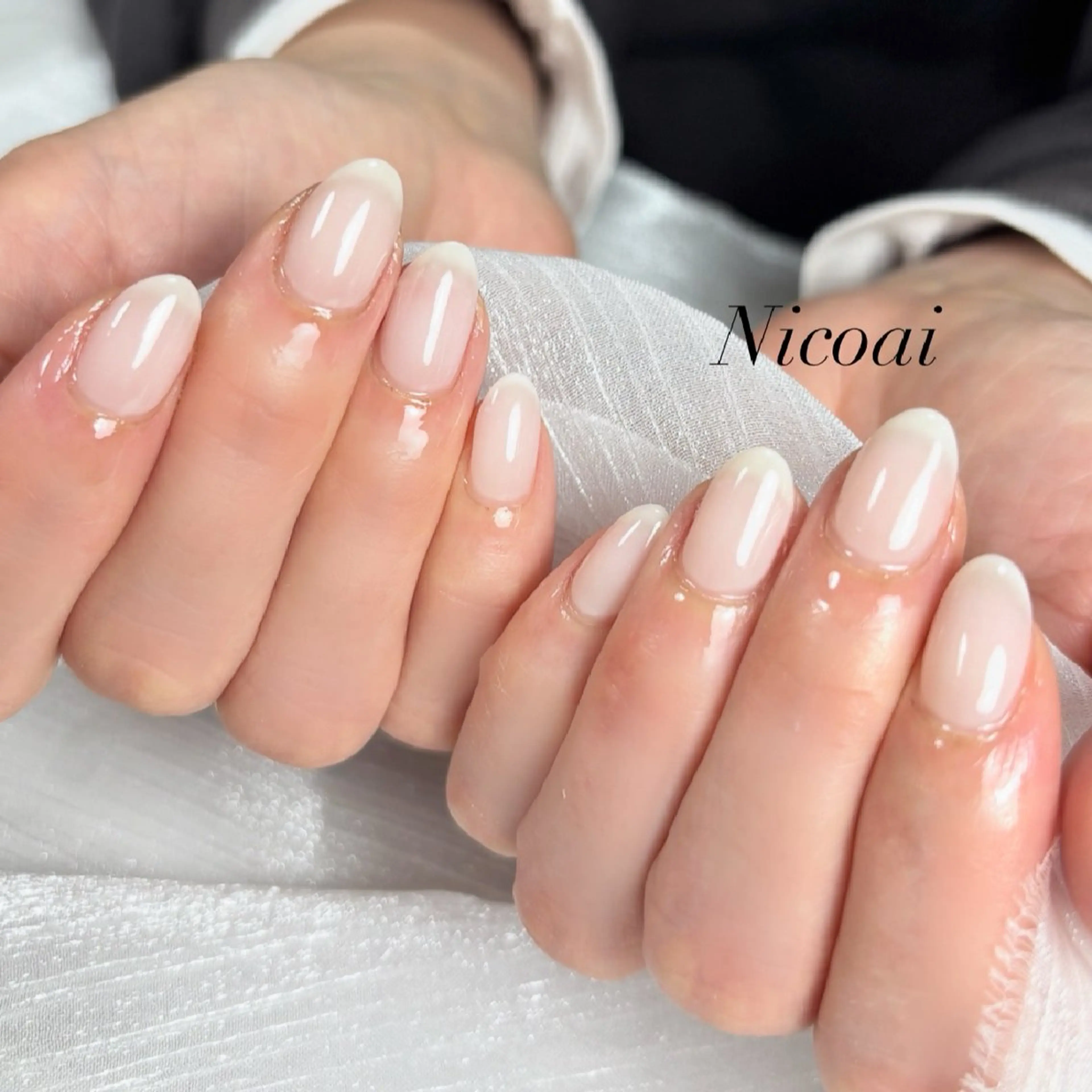 ネイル ジェルネイル ワンカラーネイル シンプルネイル 春ネイル NailSalon Nicoaiのネイルデザイン