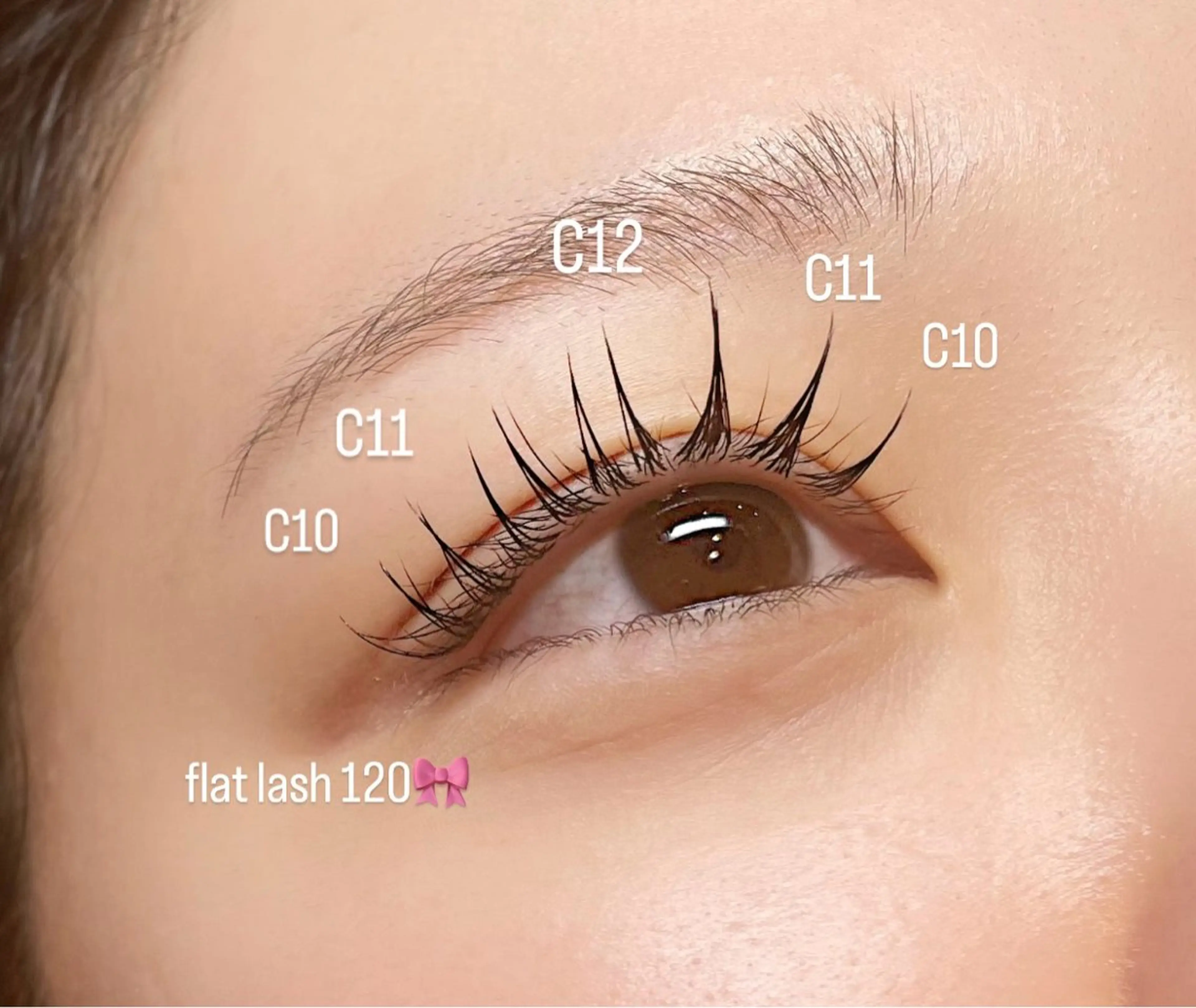 マツエク・マツパ フラットラッシュ eyelist yumiのマツエク・マツパデザイン