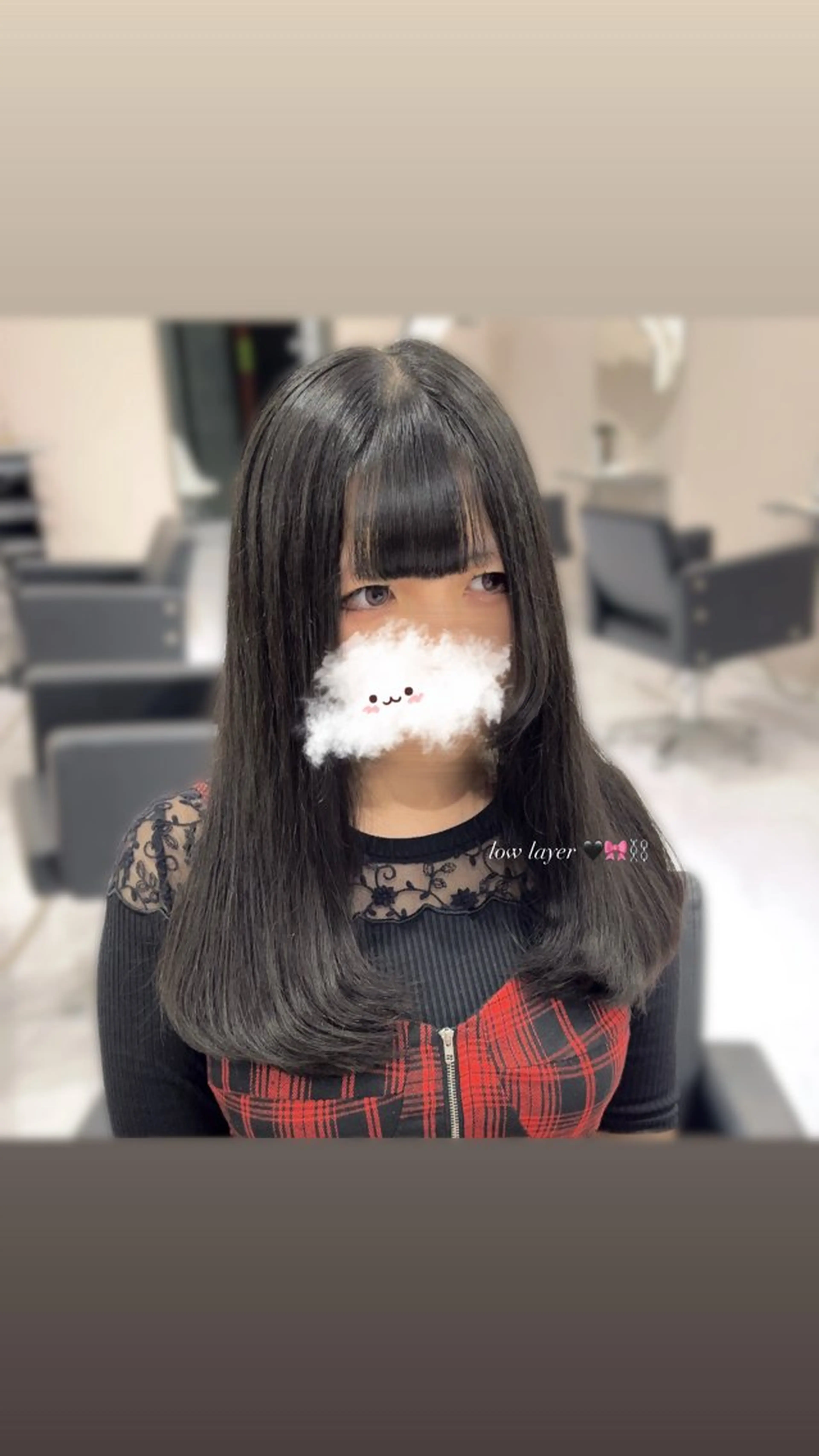 ロング カット 透明感カラー🪼🩵 𝐑𝐢𝐧のヘアスタイル