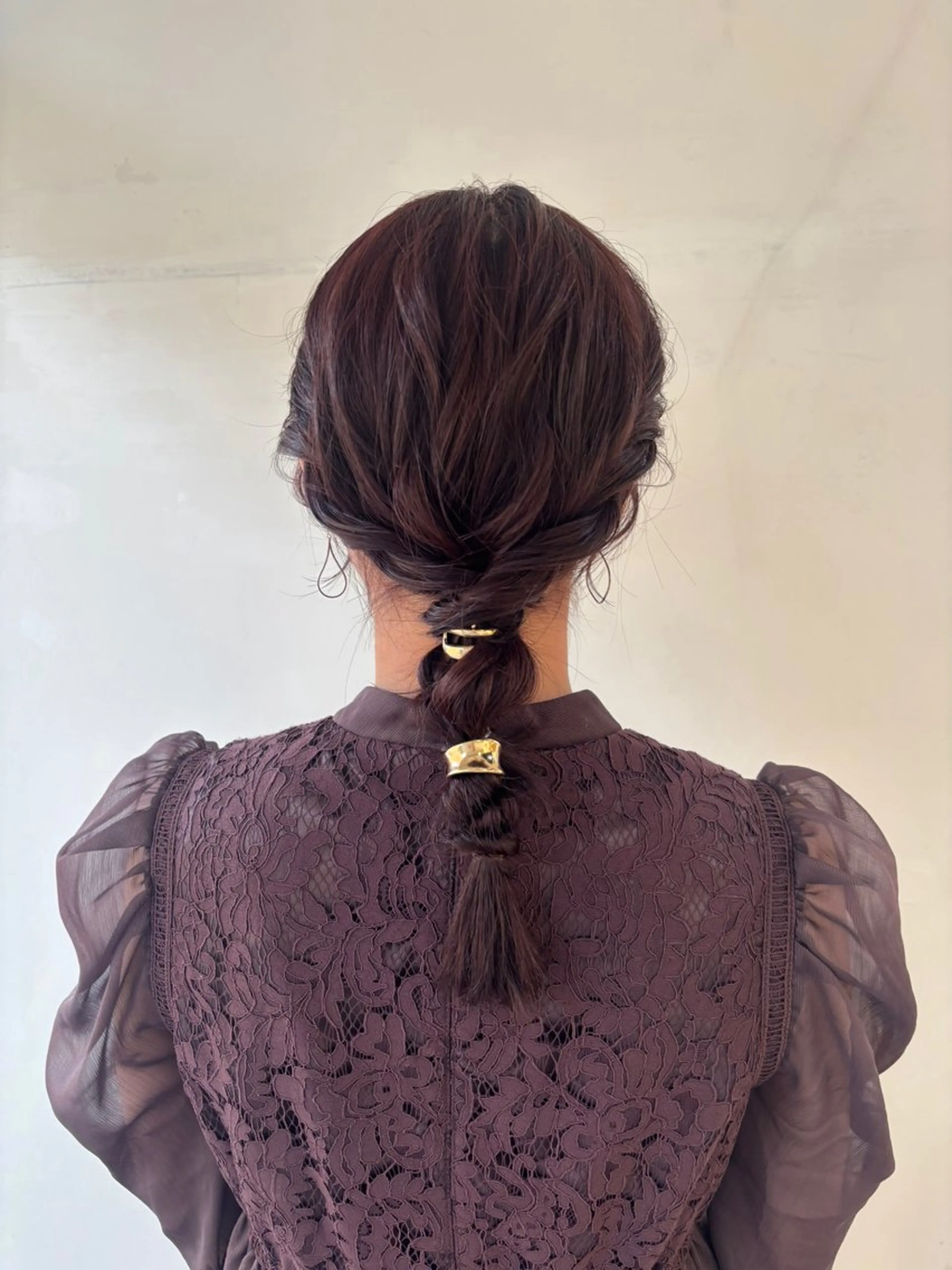 ヘアアレンジ ひいろ パーマ/カットモデルのヘアスタイル