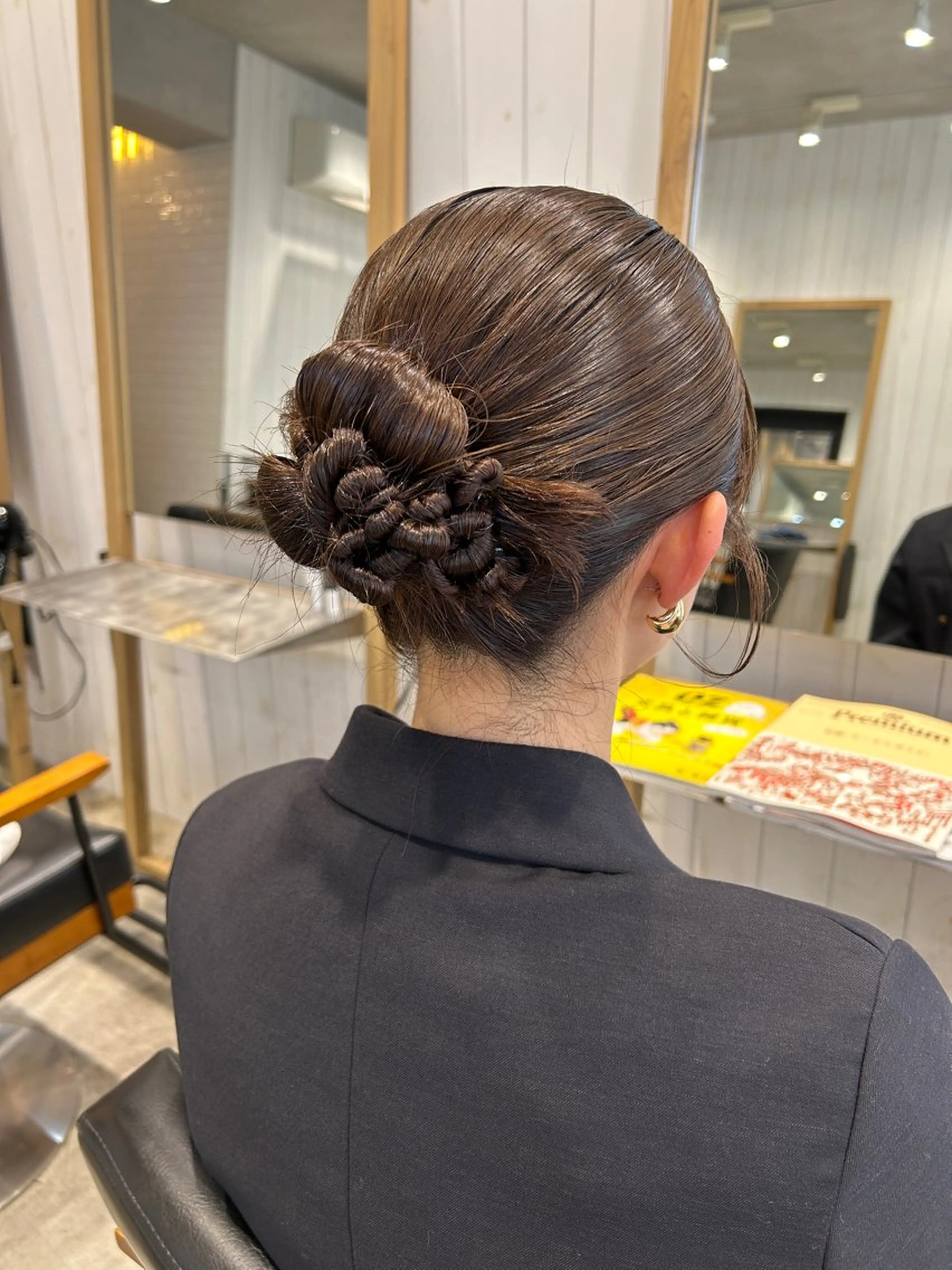 セミロング ヘアセット ヒロミ/アレンジ/ アンニュイ/透け感のヘアスタイル