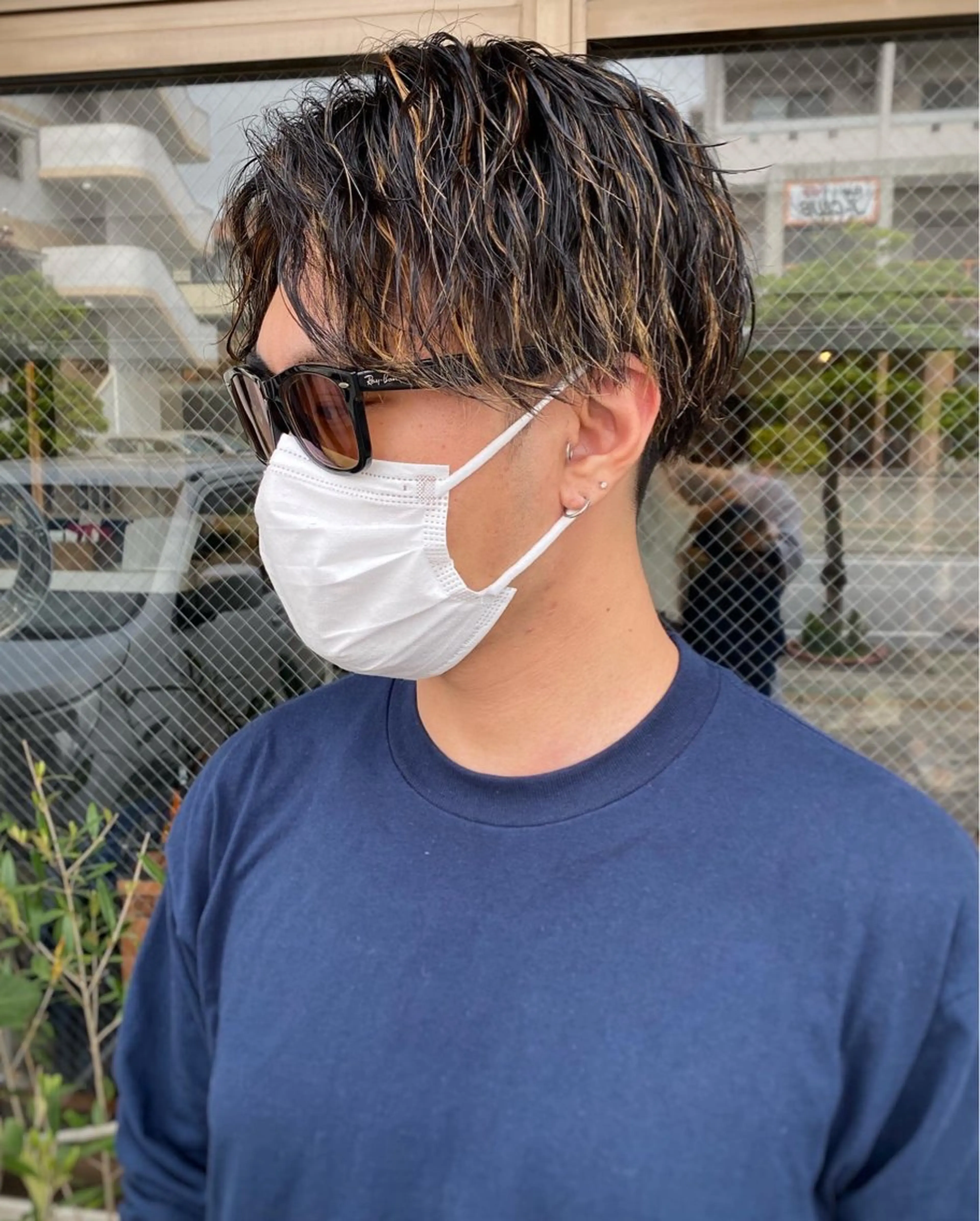 カット+ハイライト+パーマの写真