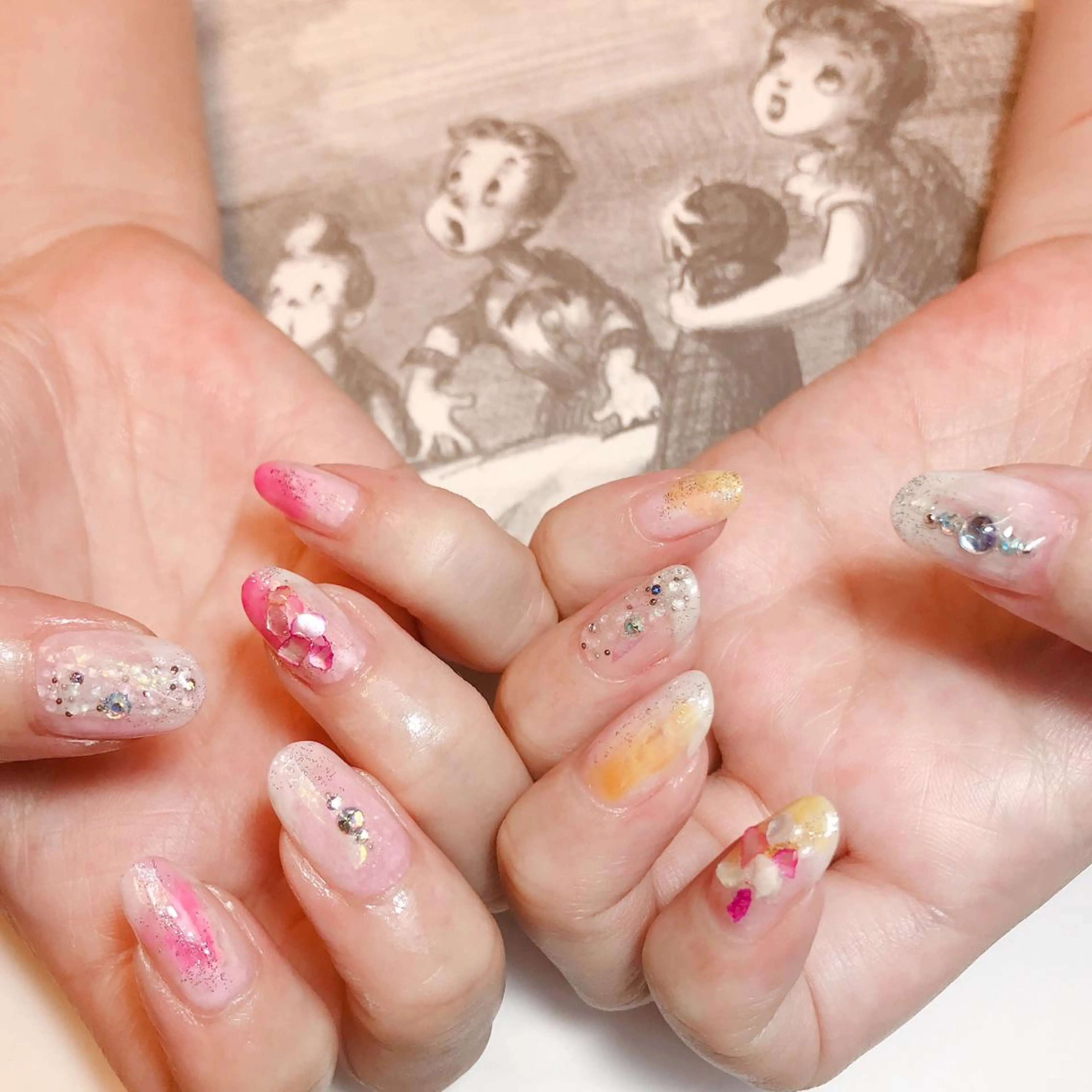 ネイル ニュアンスネイル owlnail /持込みデザイン専門のネイルデザイン