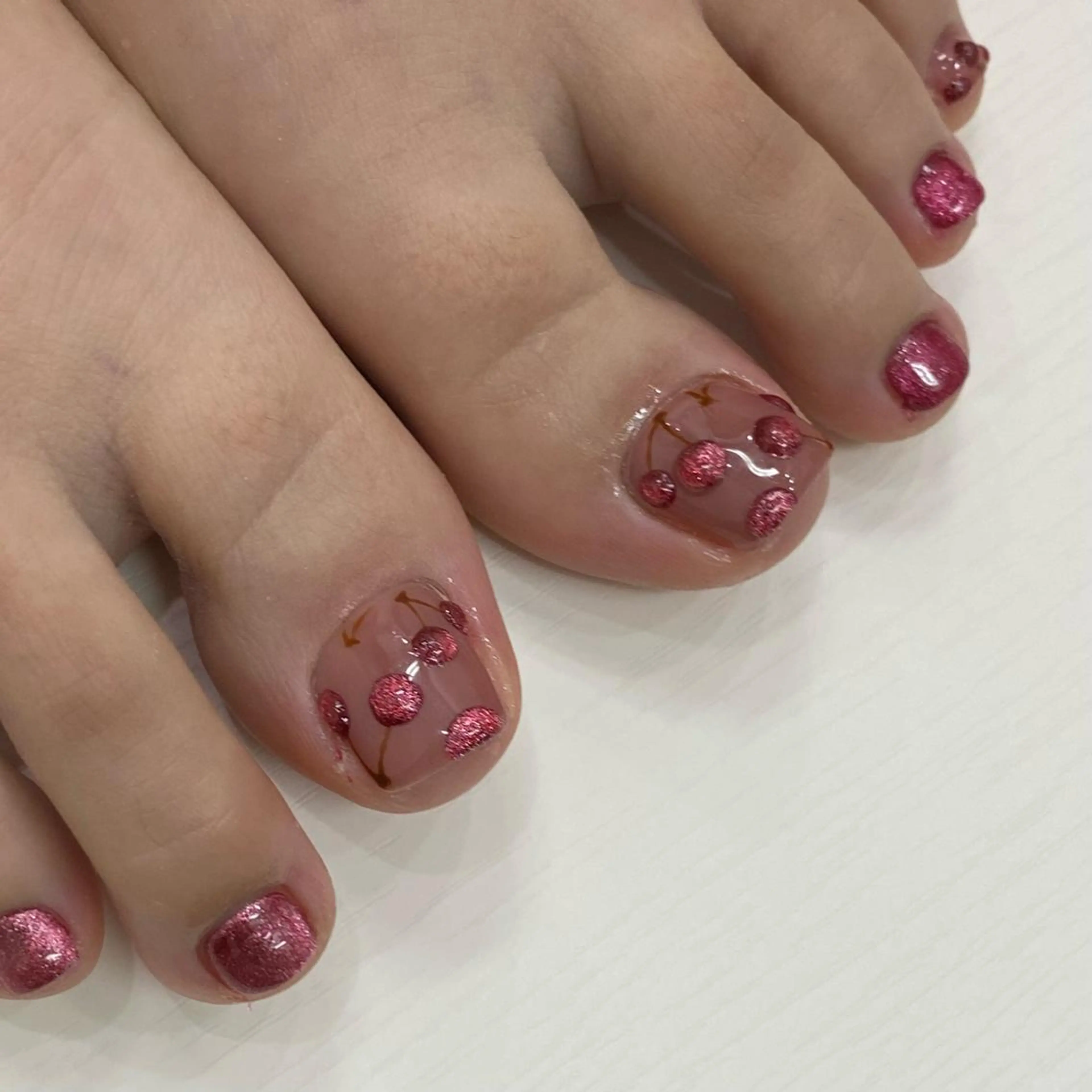 ネイル フットネイル nailsalon ∞ ﾐｶﾅﾙ ∞のネイルデザイン