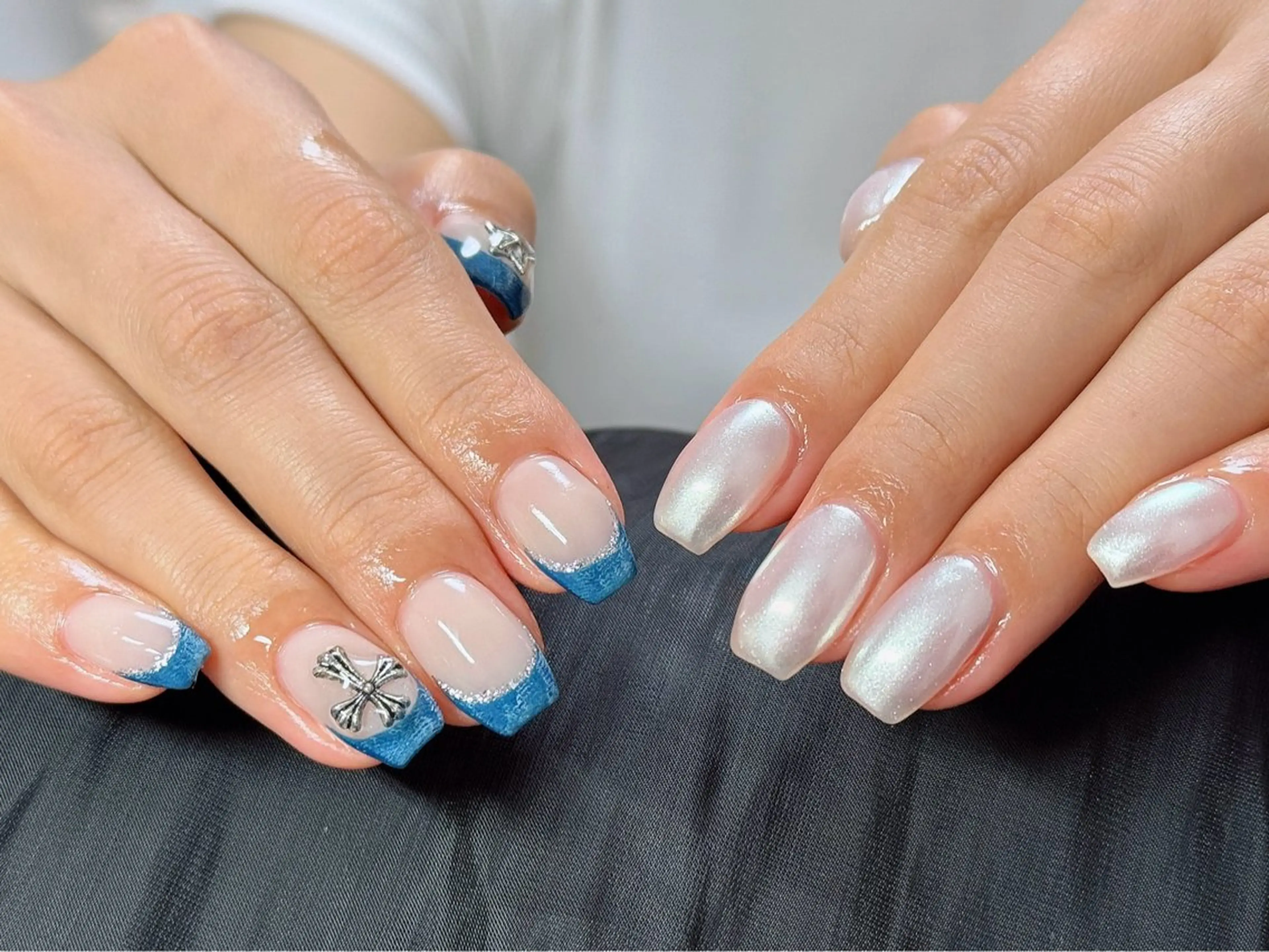 ネイル アートネイル チークネイル 長さ出し フラッシュネイル フットネイル ハンドネイル Nail Annのネイルデザイン