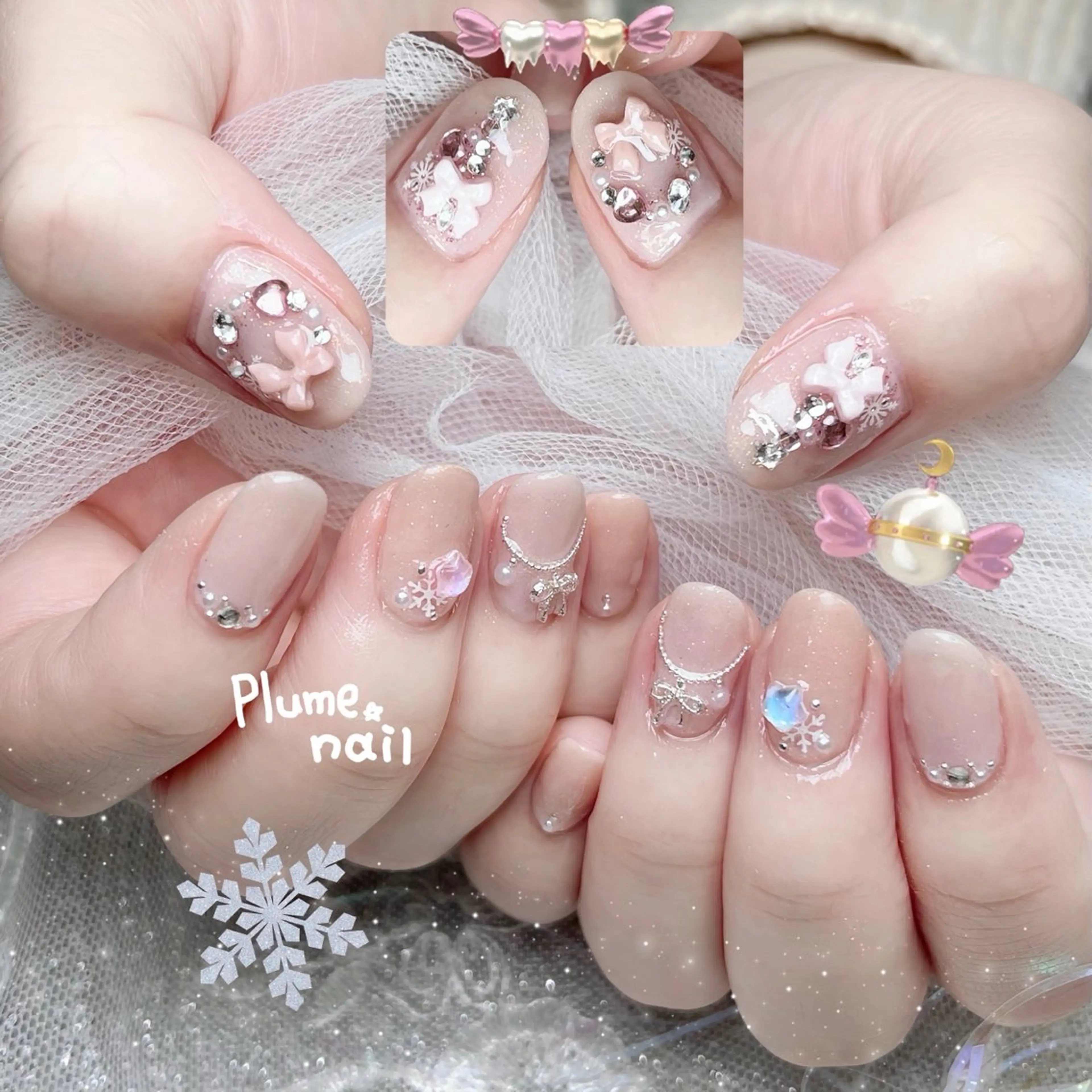 ネイル ハンドネイル plume nail ☆韓国ネイルのネイルデザイン