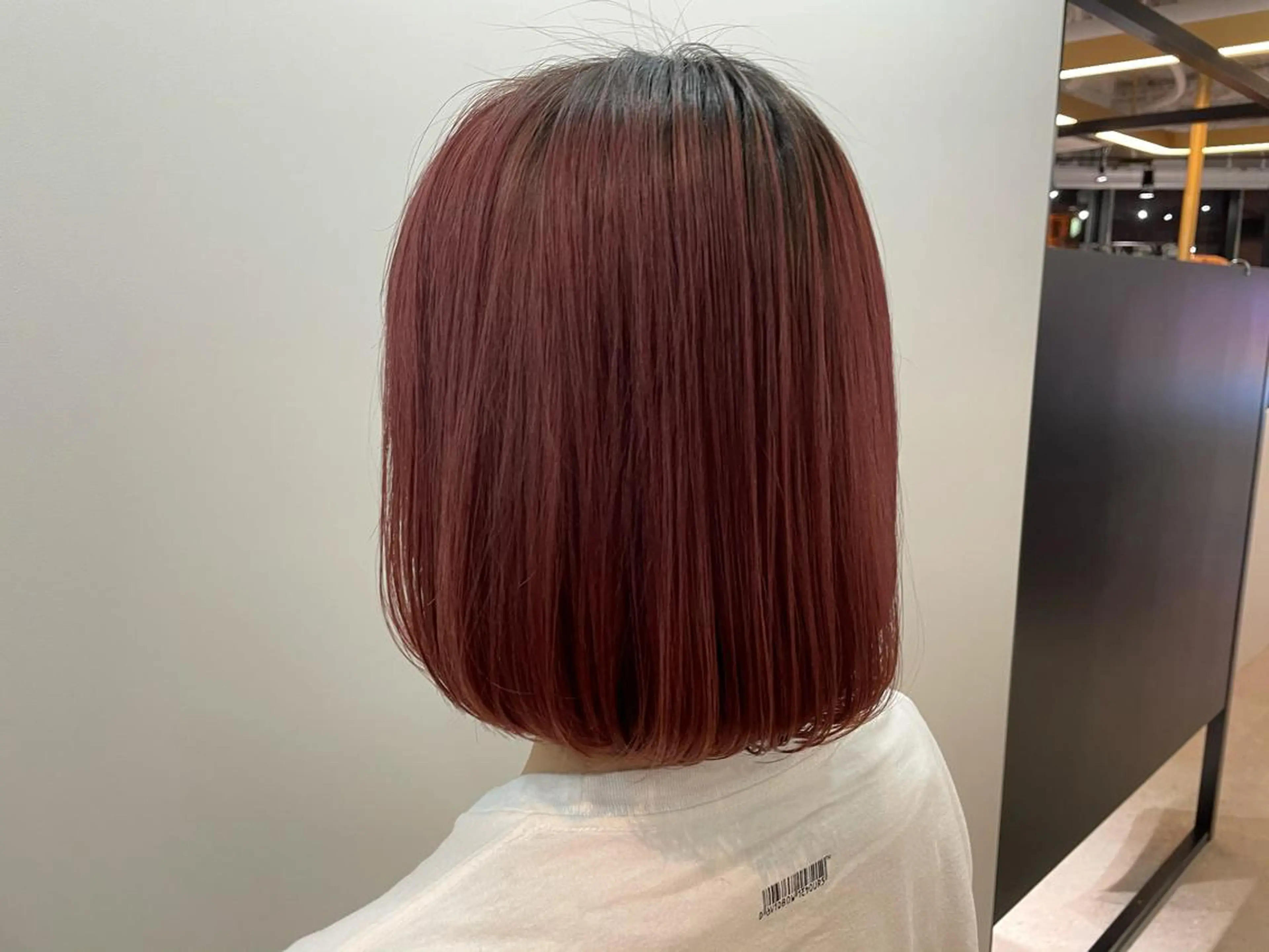 ミディアム カラー ブリーチ 韓国風ヘア ショート/脱白髪染め ☆宇﨑悠実のヘアスタイル