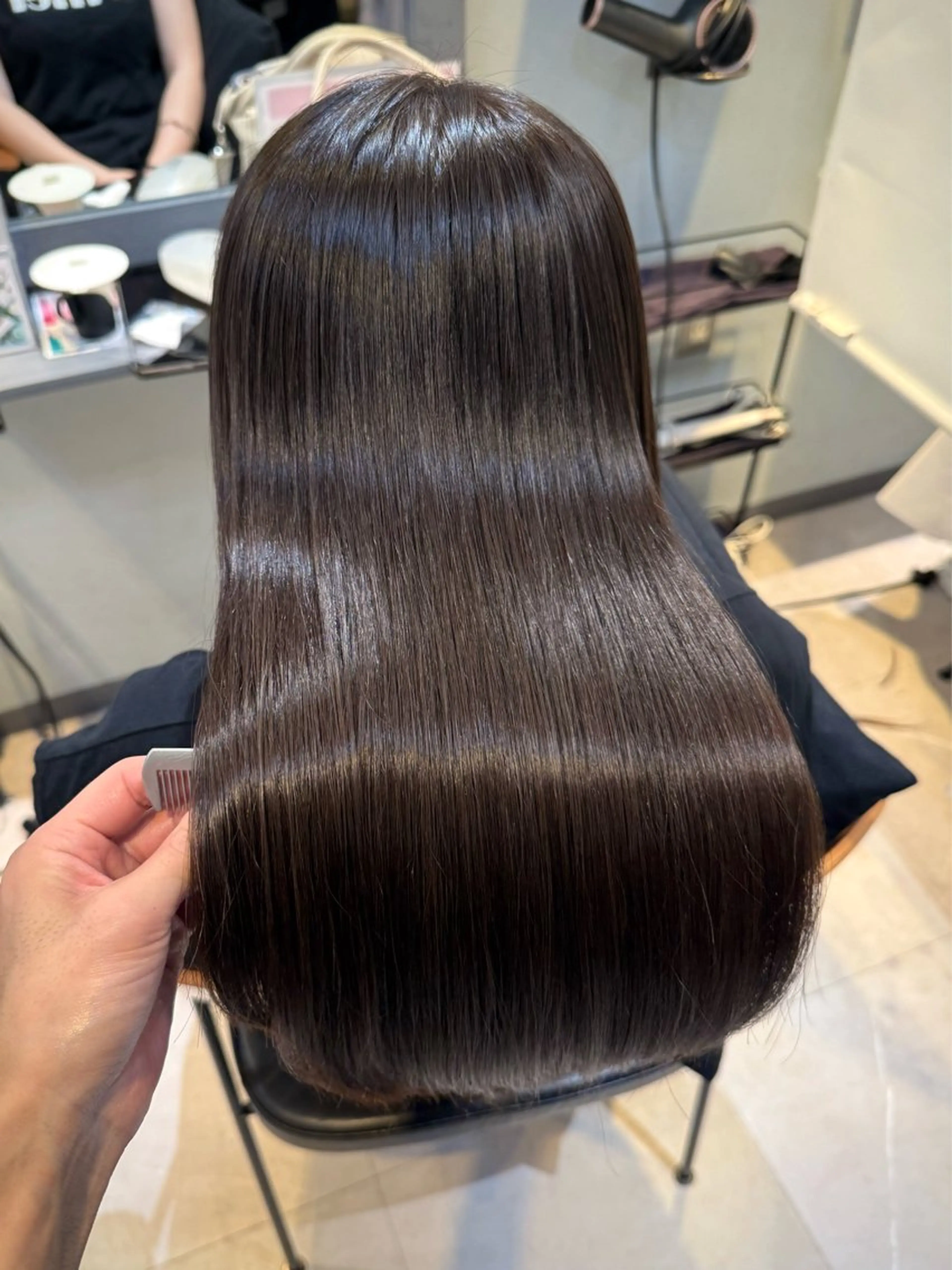 ロング カラー カット ヘアカラー 縮毛矯正 トリートメント 銀座・有楽町 かけるのヘアスタイル