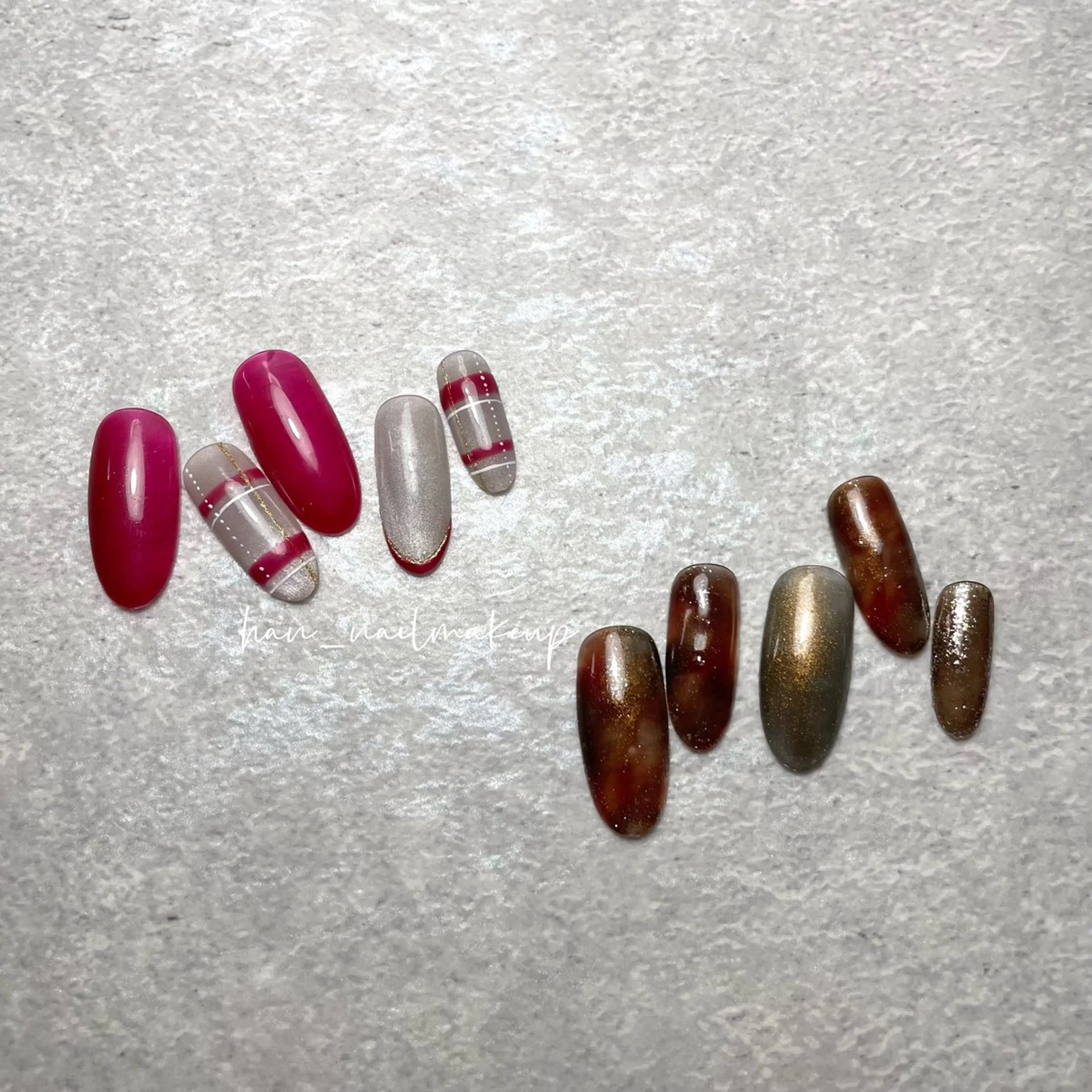 ネイル アートネイル シンプルネイル ハンドネイル Himari Nail Salonのネイルデザイン