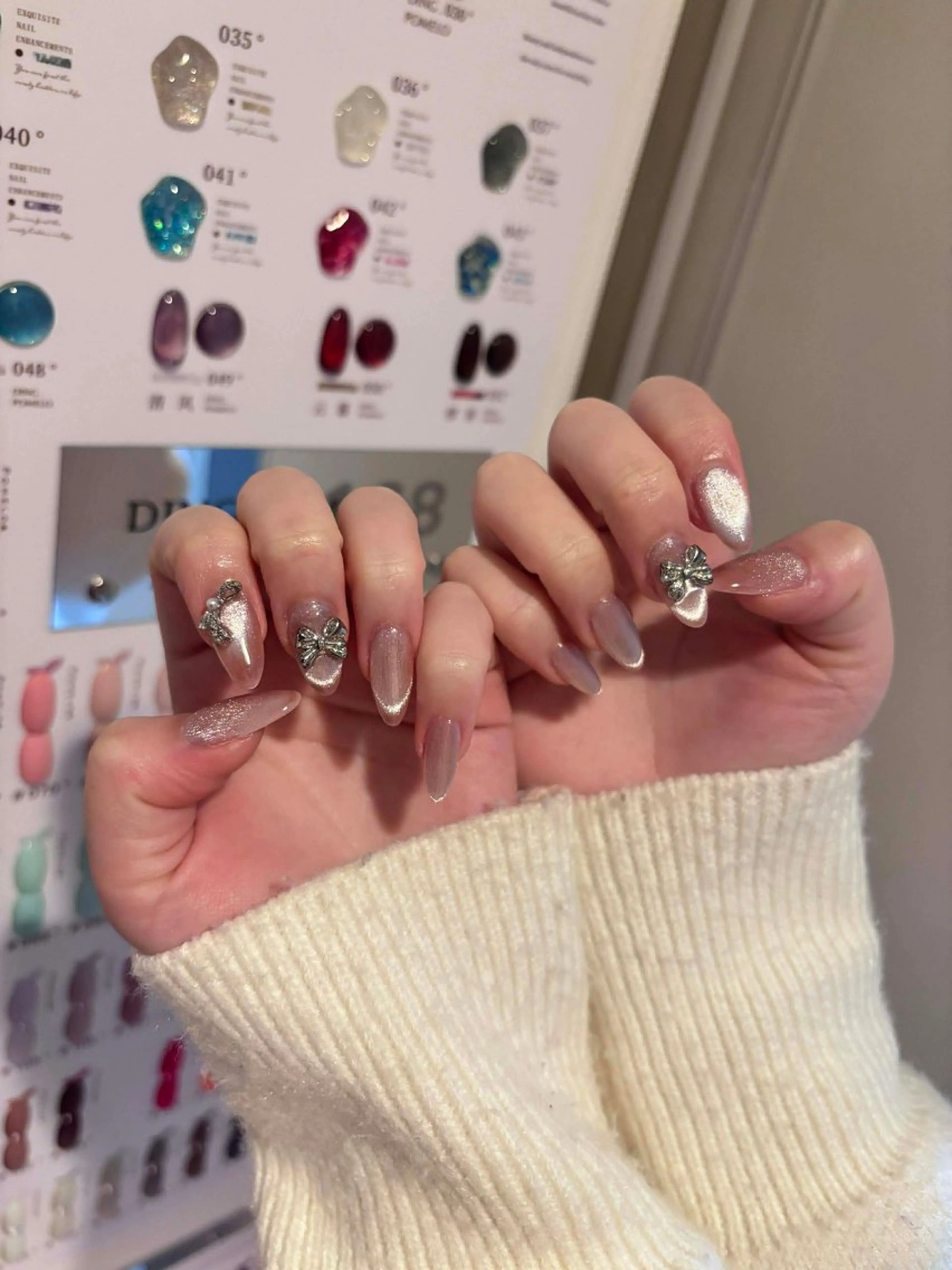 ネイル フレンチネイル マグネットネイル マグネットフレンチ SORA ANA.CHUOのネイルデザイン