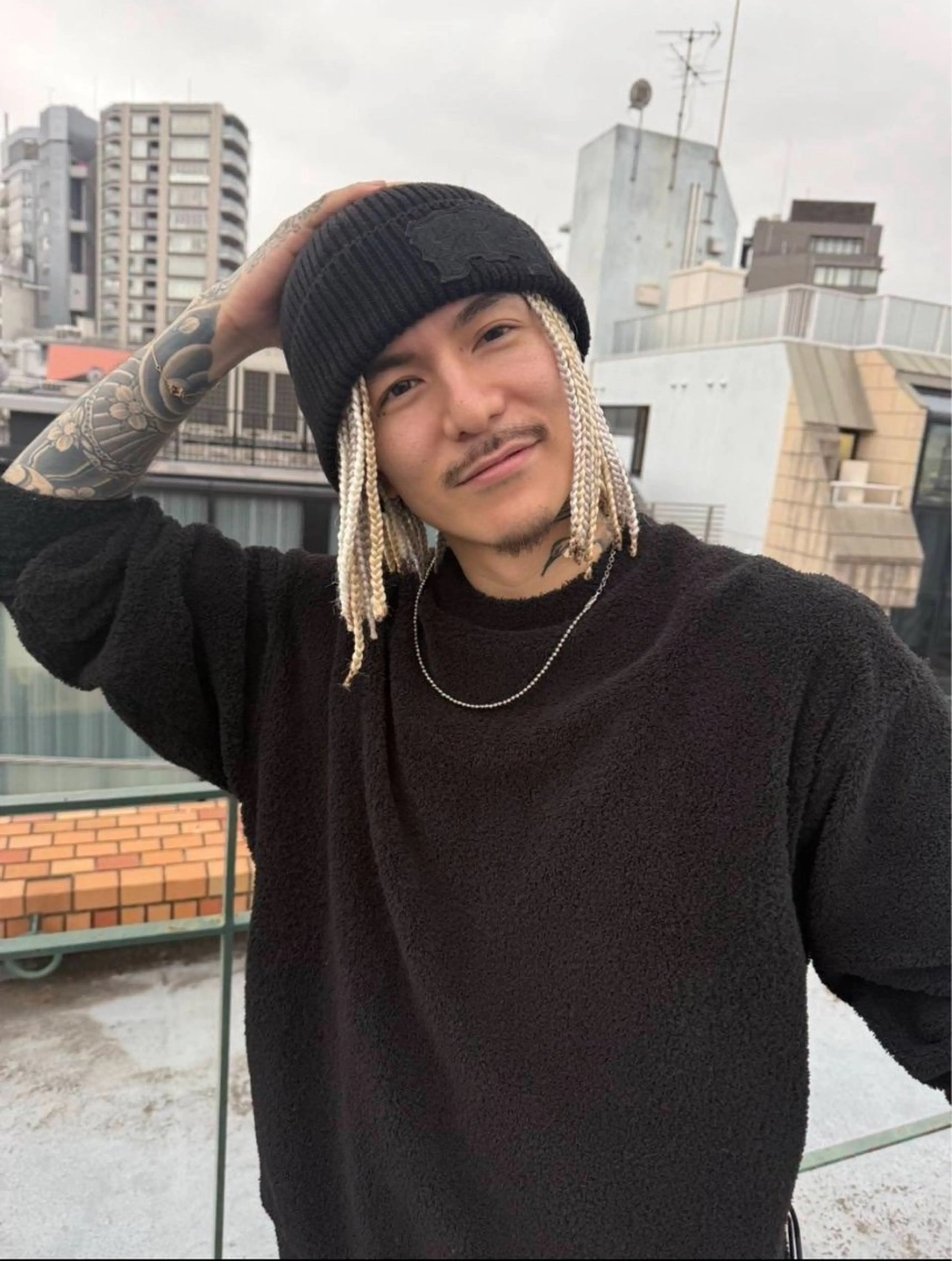 メンズ ツーブロック エクステ ヘアセット SPINEL Sawaのヘアスタイル