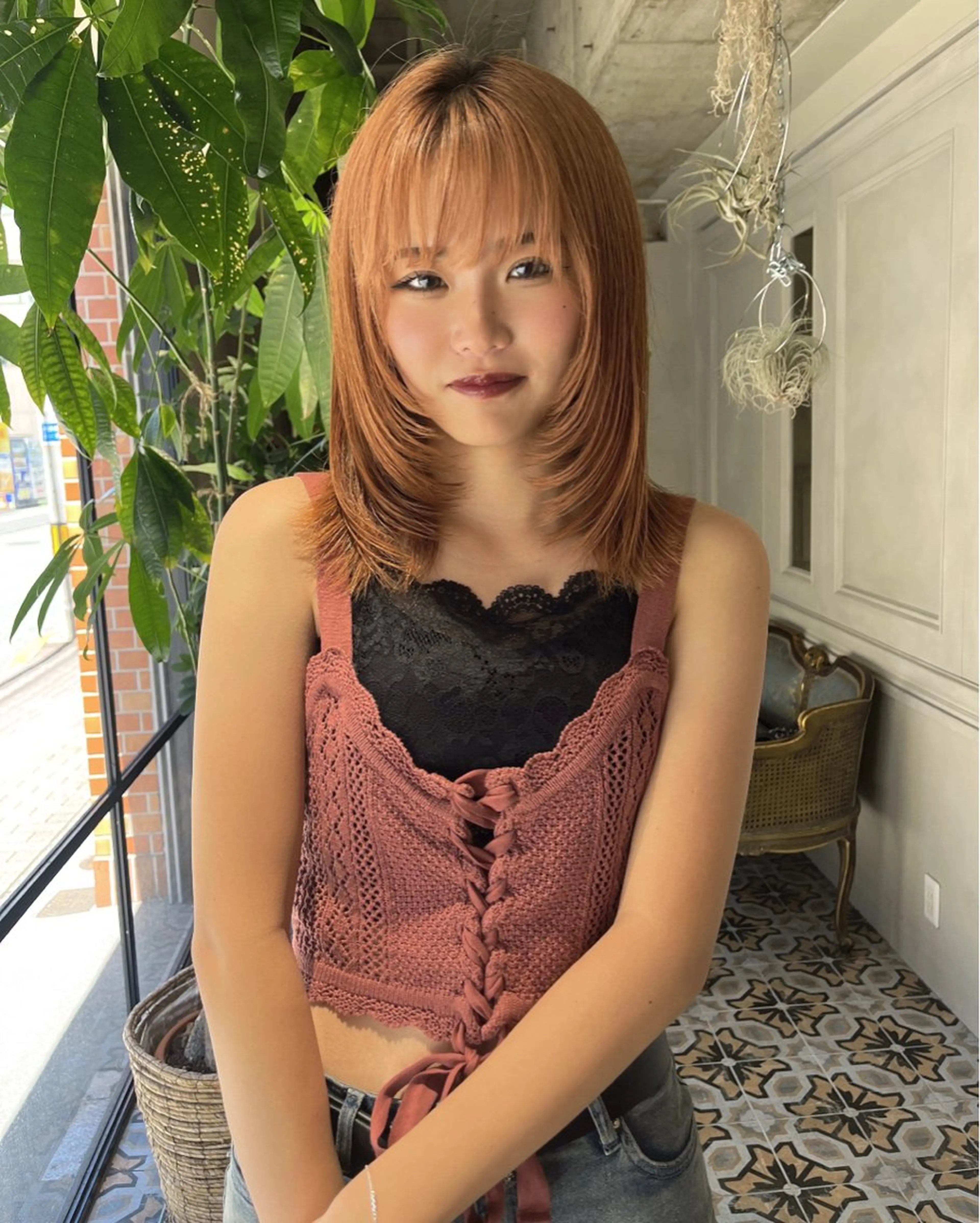 ミディアム カット TaNa. 笑南(えみな)のヘアスタイル