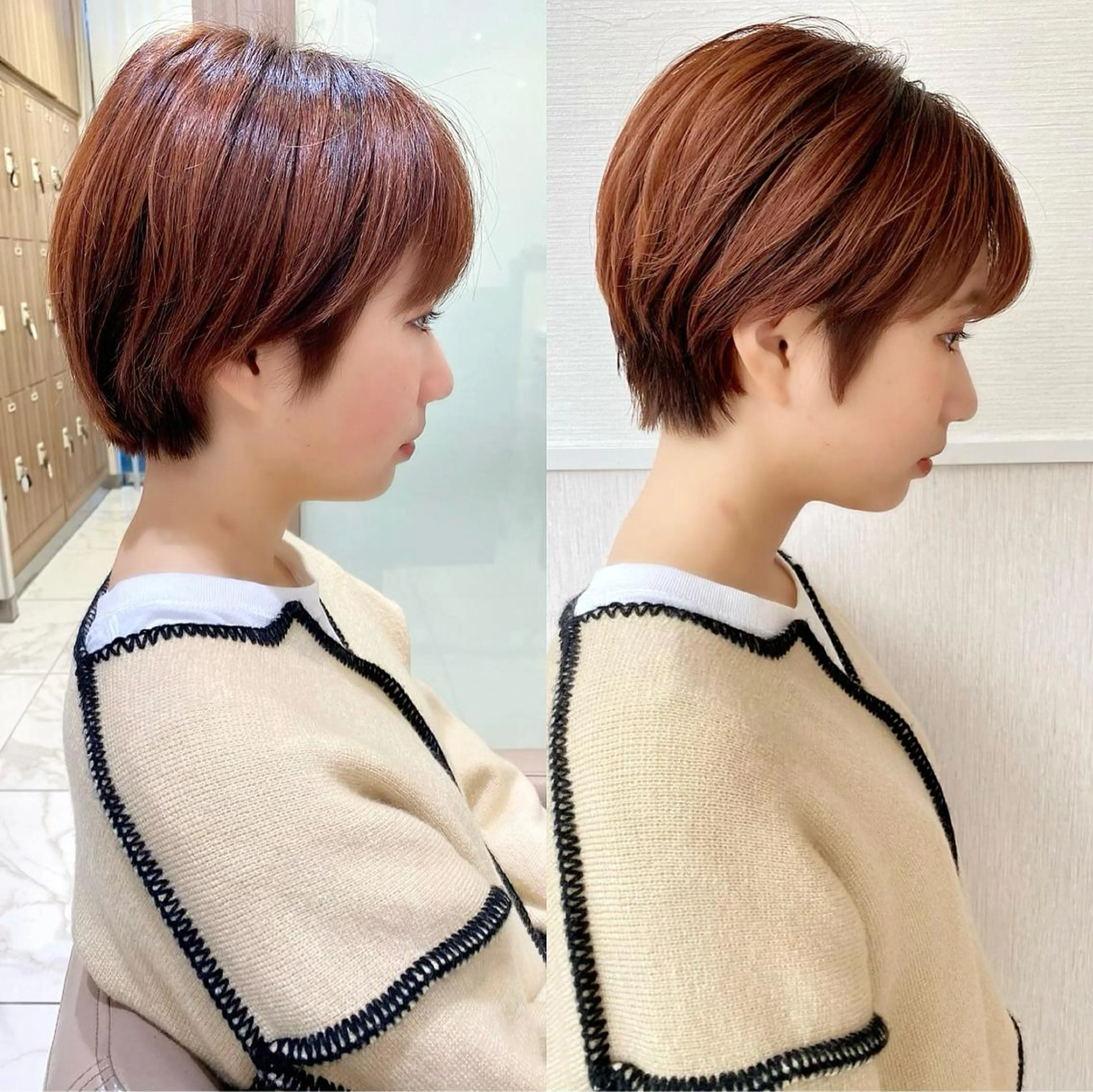 ショート 三鷹で1番ショート ボブをカットする新谷のヘアスタイル