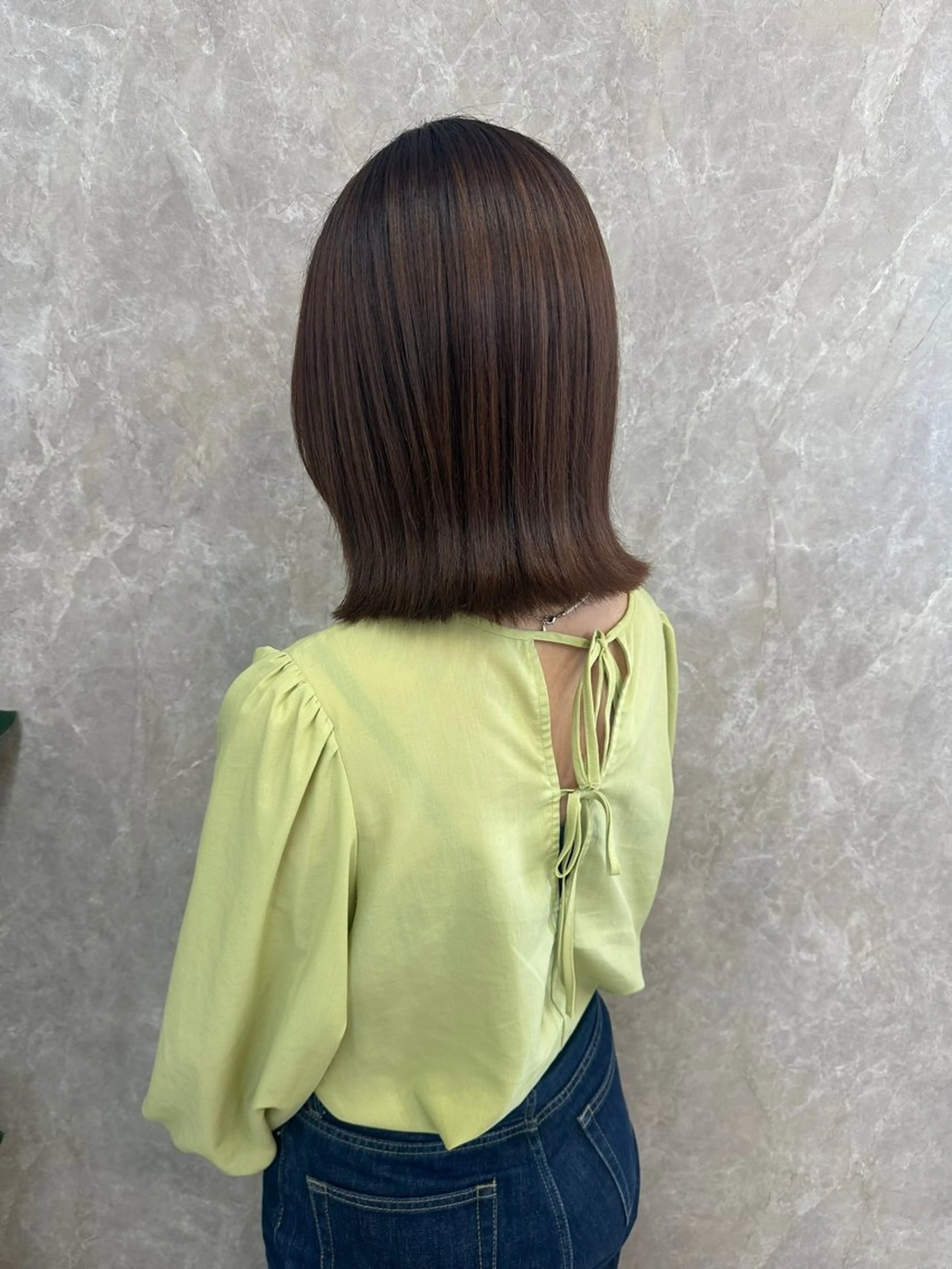 ミディアム カット ヘアカラー トリートメント Ayu Igetaのヘアスタイル