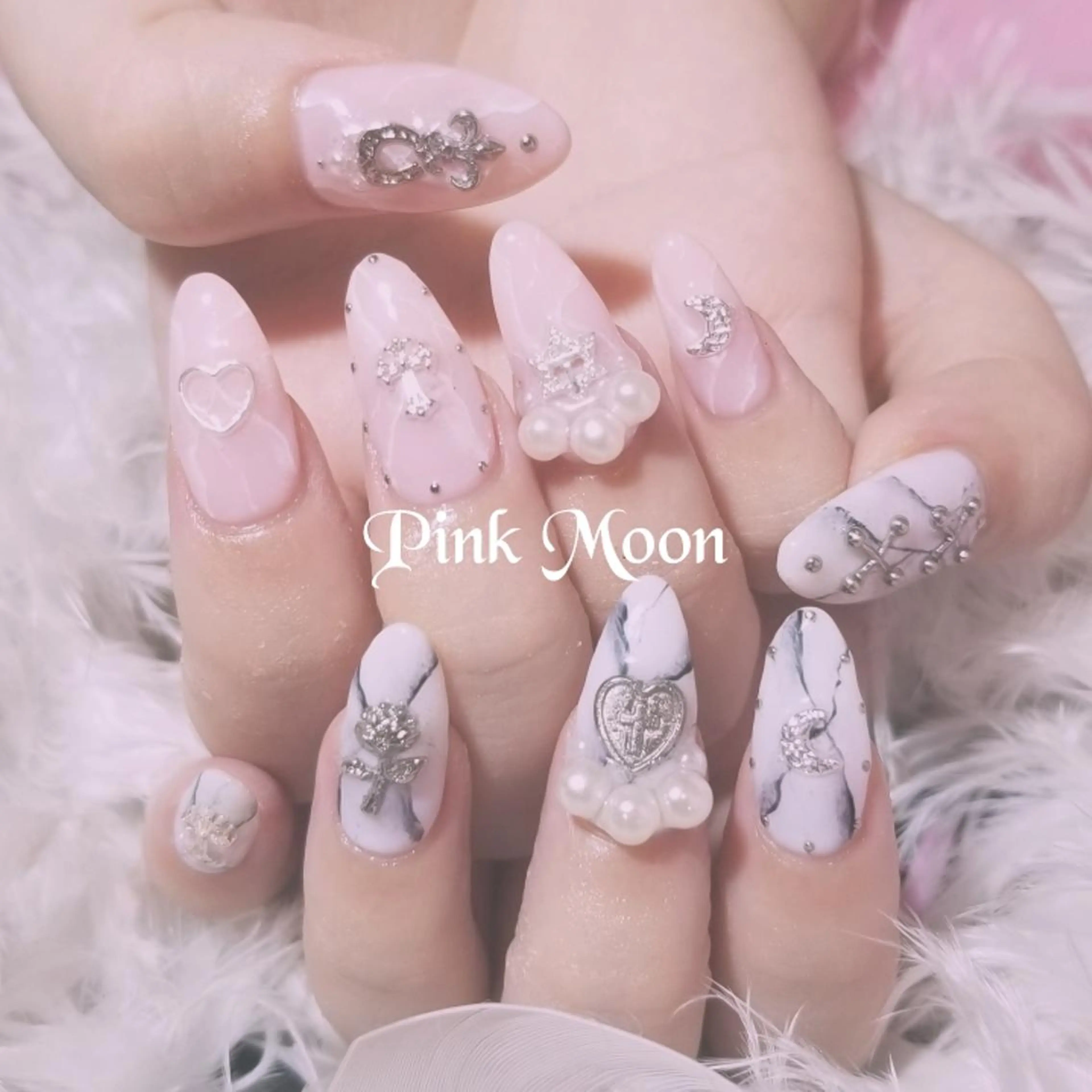 ネイル その他(ネイル) PinkMoon Nozomiのネイルデザイン