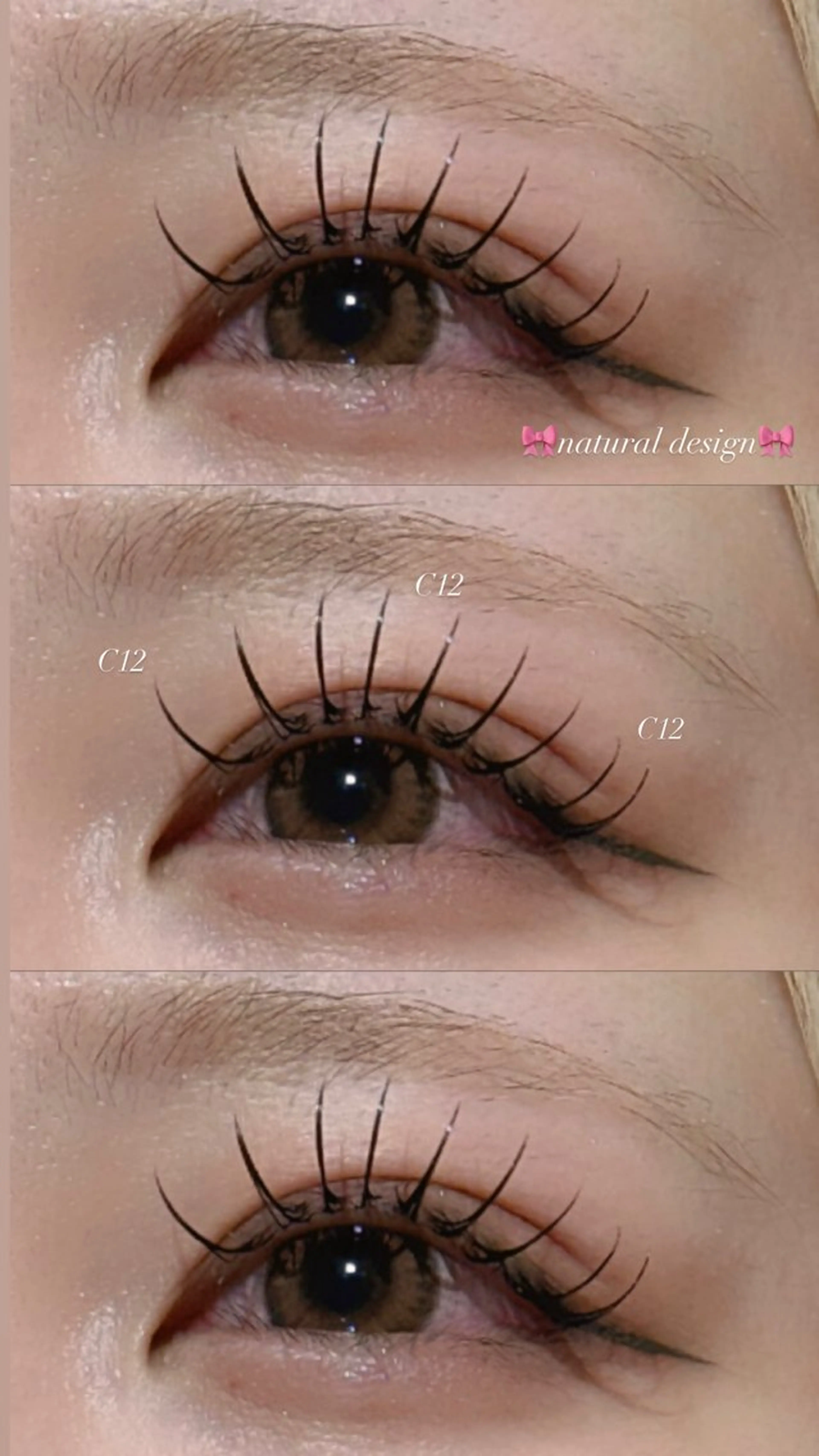 💟新規限定💟【ミンク120本】※ オフ代別途(自店、他店別)、フラットラッシュ変更➕1100円💖コーティング込💖の写真