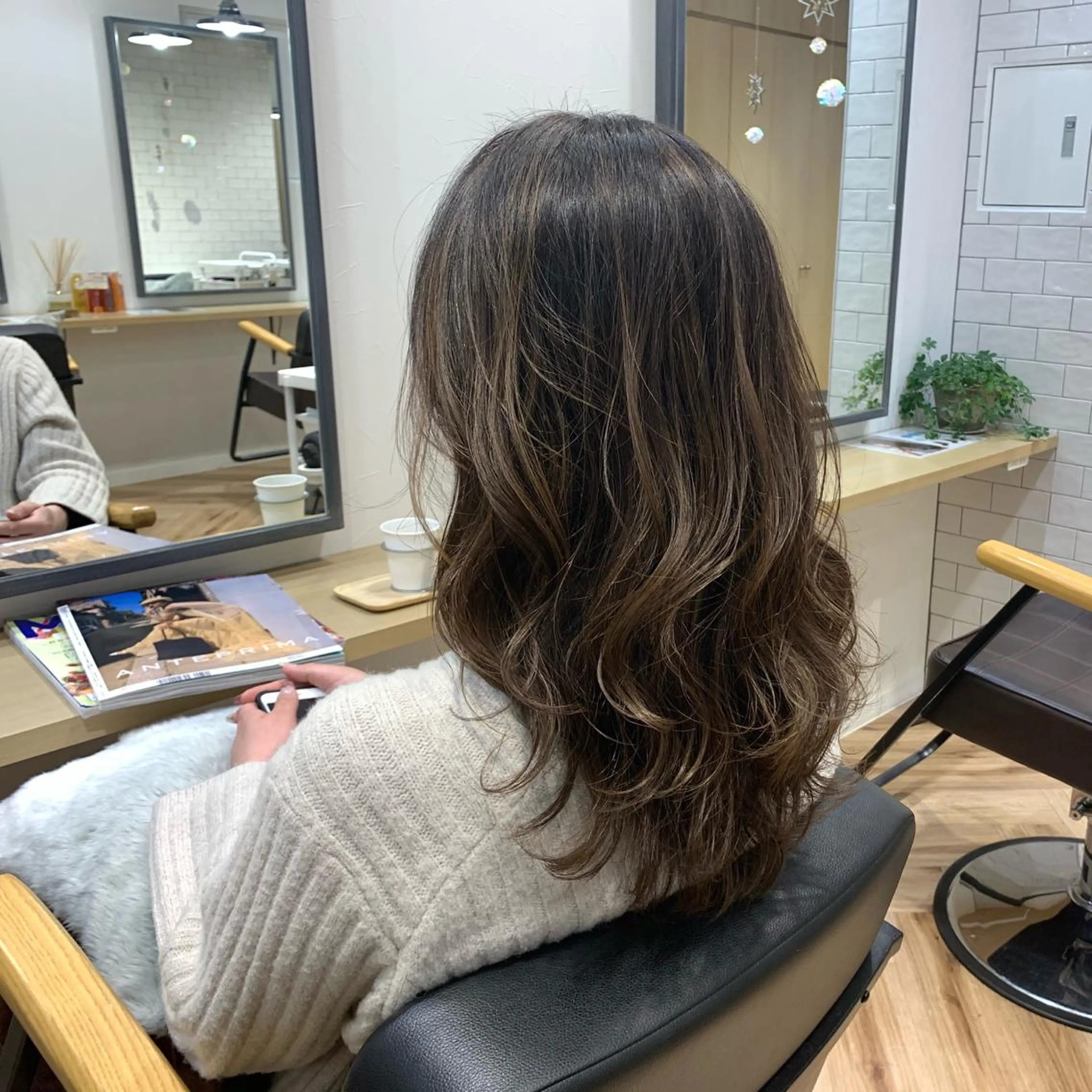 ロング カラー 原山 直人のヘアスタイル