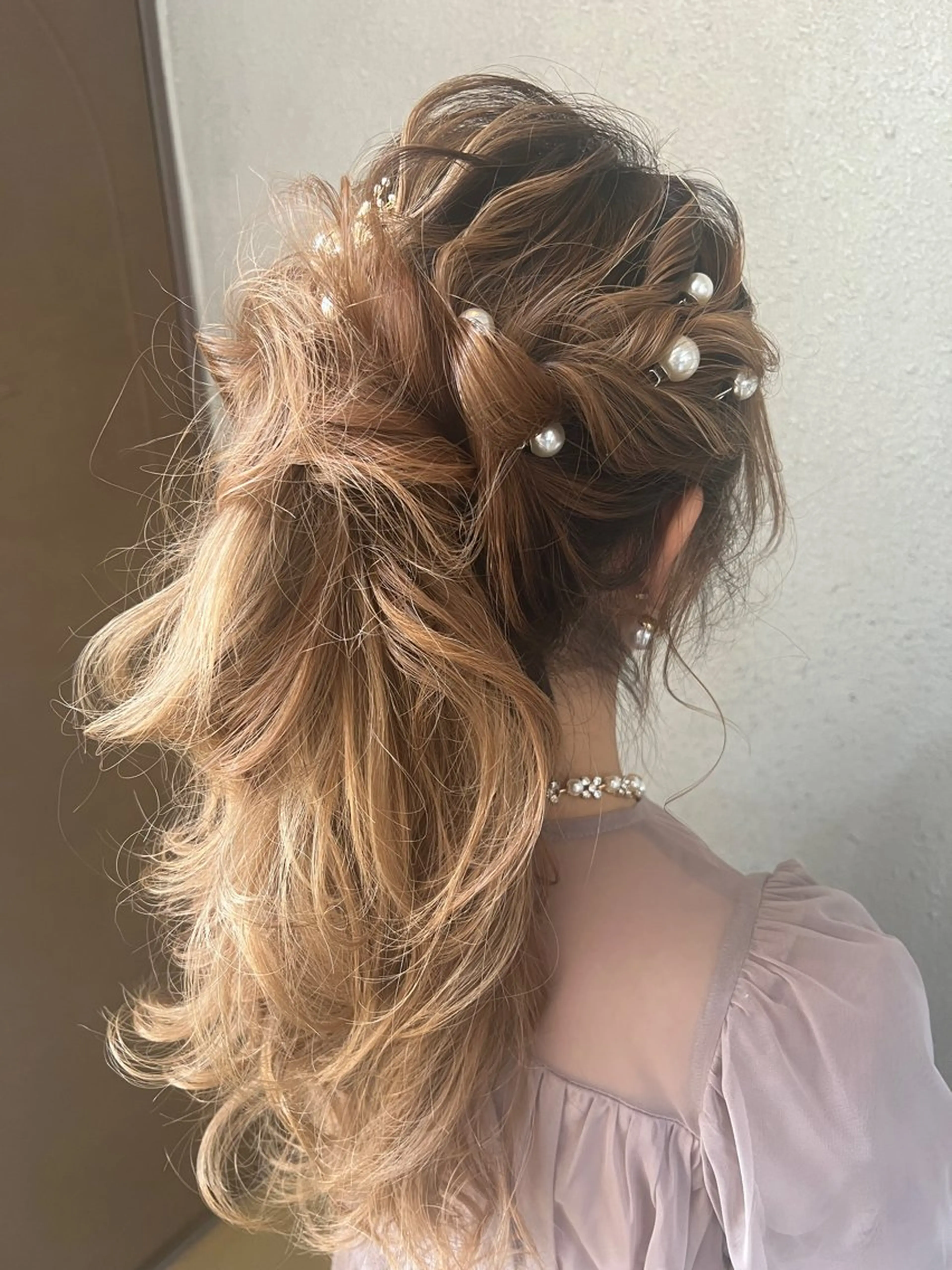 ロング ヘアアレンジ ポニーテール ロング 山室 敬義のヘアスタイル