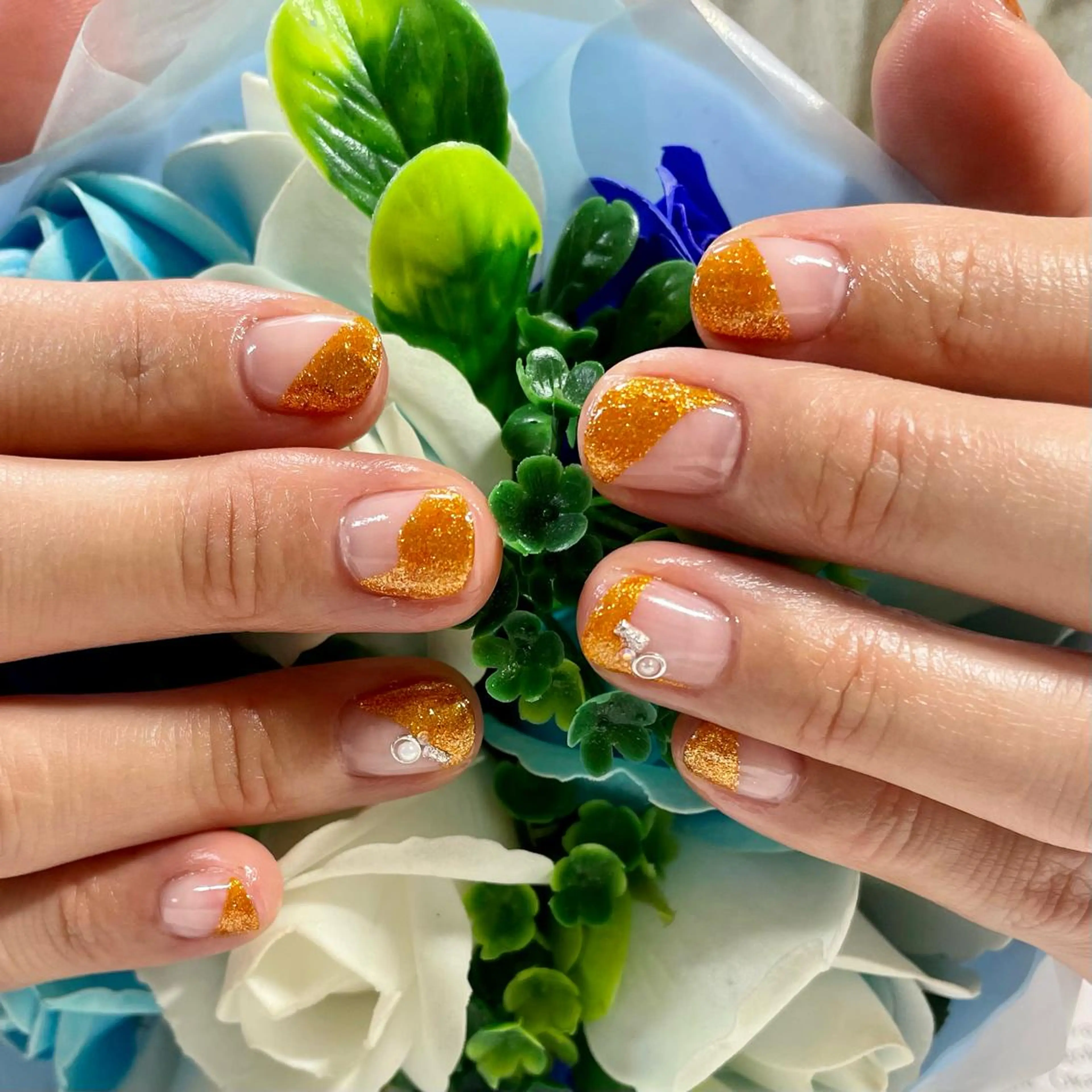 ネイル フレンチネイル 奥園 良恵のネイルデザイン