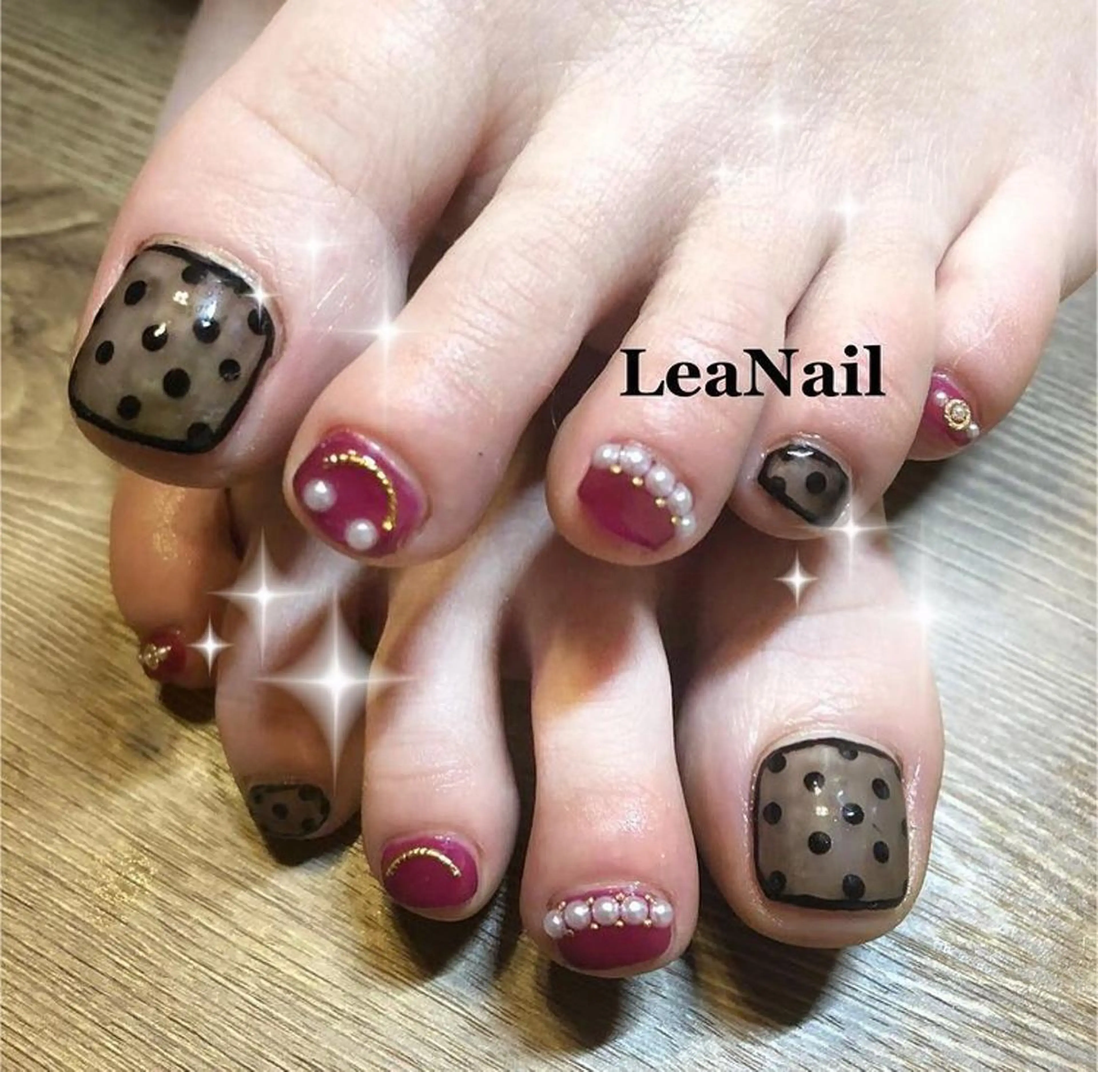 ネイル アートネイル フットネイル Lea Nailのネイルデザイン