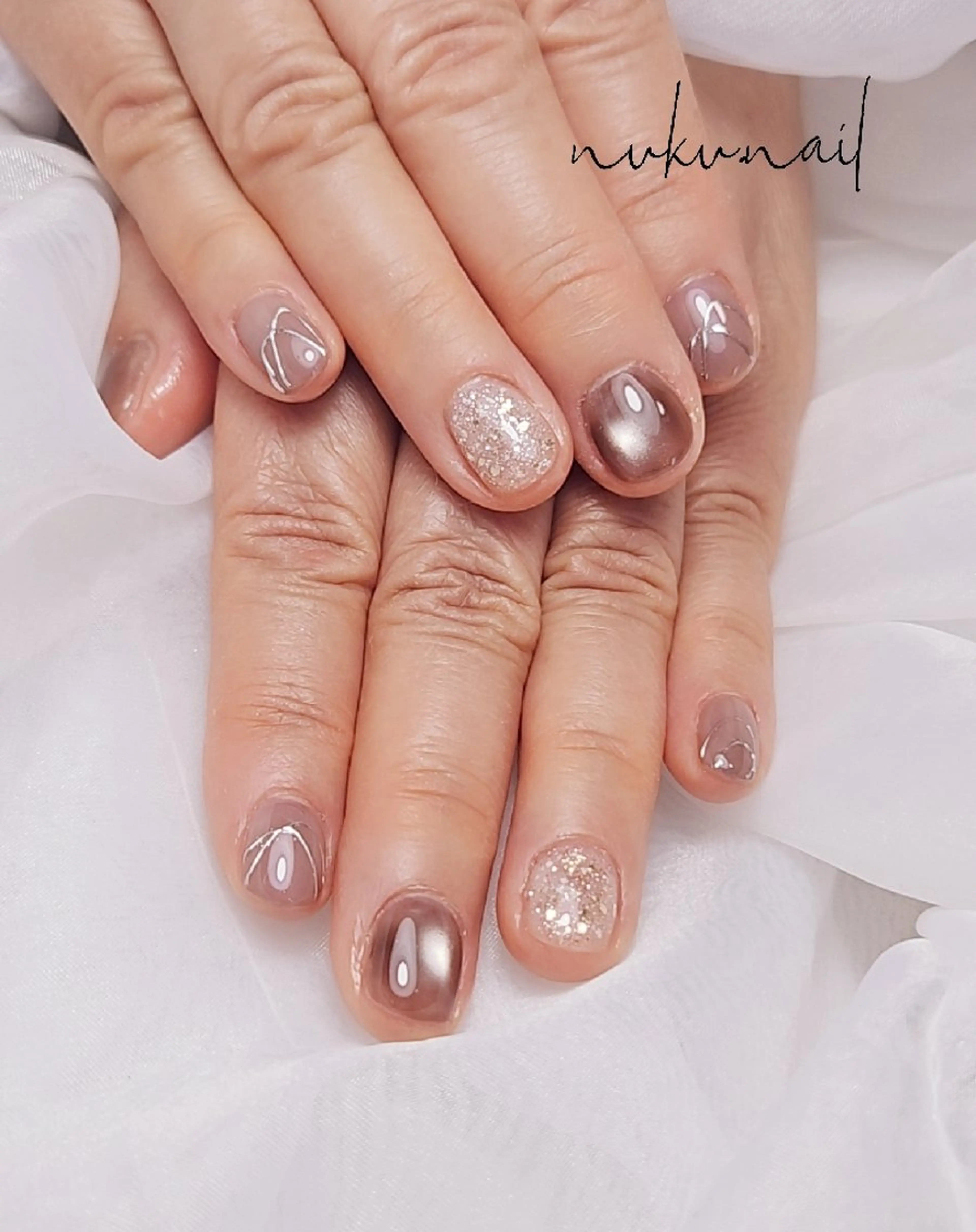 ネイル シンプルネイル nuku.nail 　namiのネイルデザイン