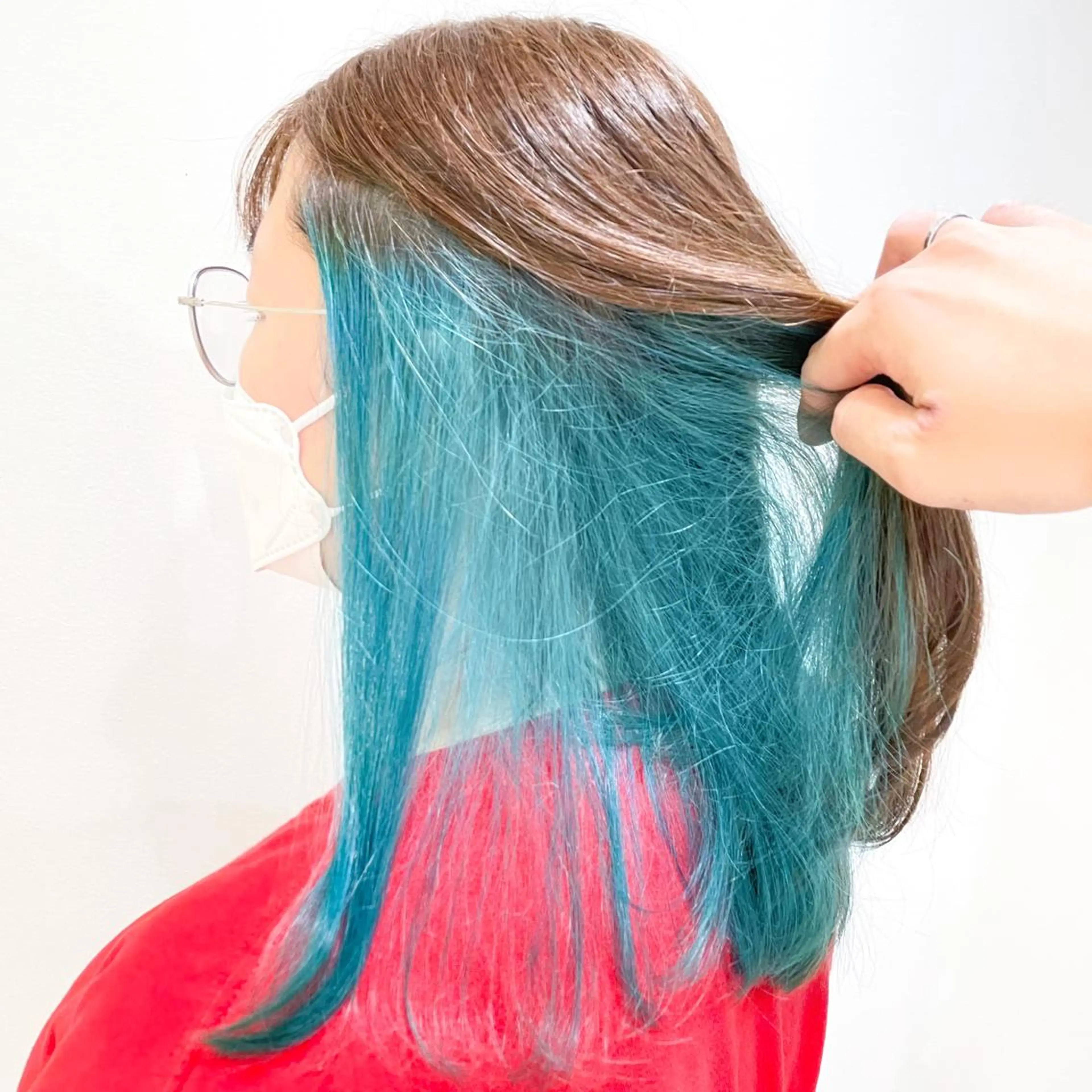 セミロング カラー ヘアカラー トリートメント 縮毛矯正/髪質改善 /韓国風　山川春輝のヘアスタイル