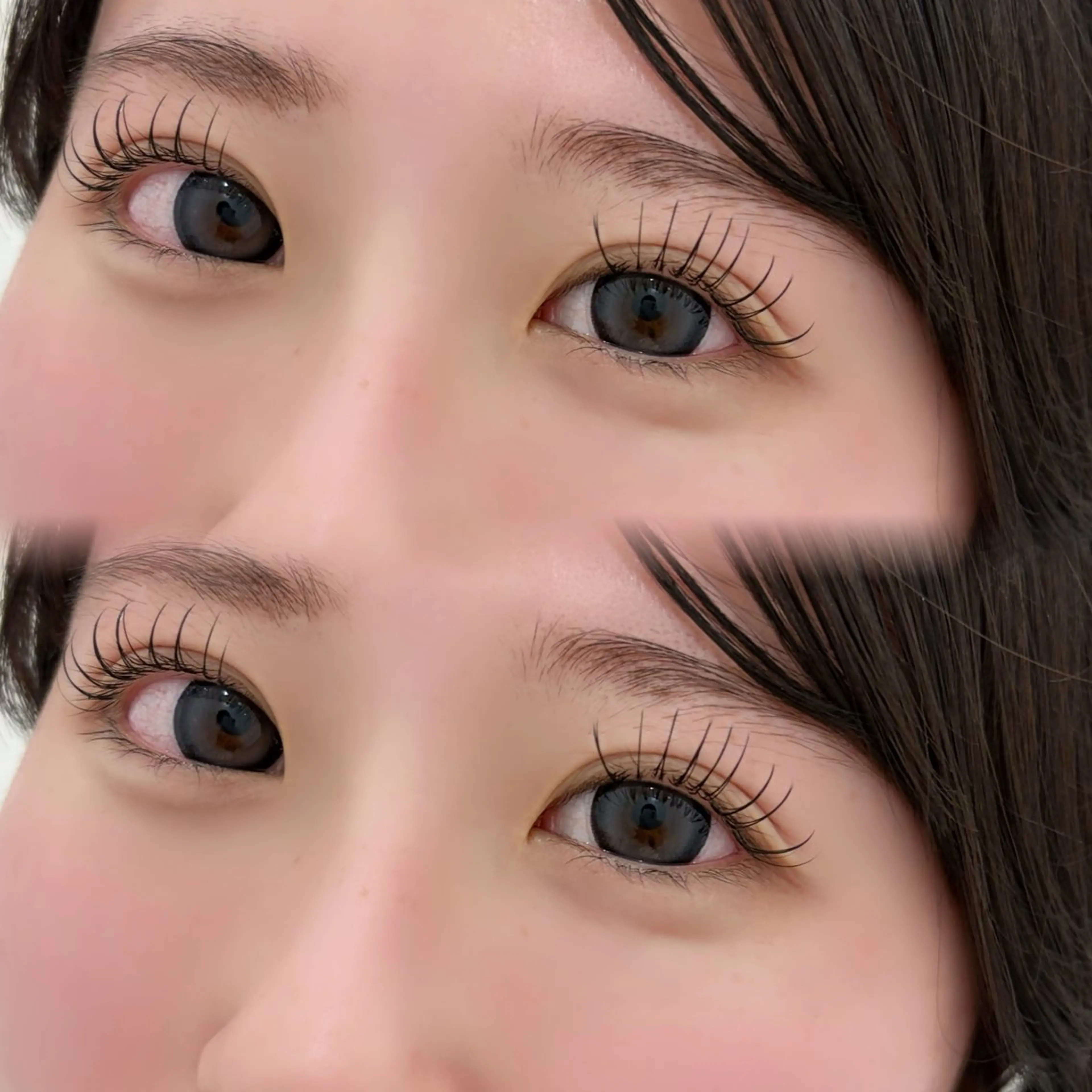 〔LEDエクステ80本💐〕束感仕上げ、オフ無料🫧の写真