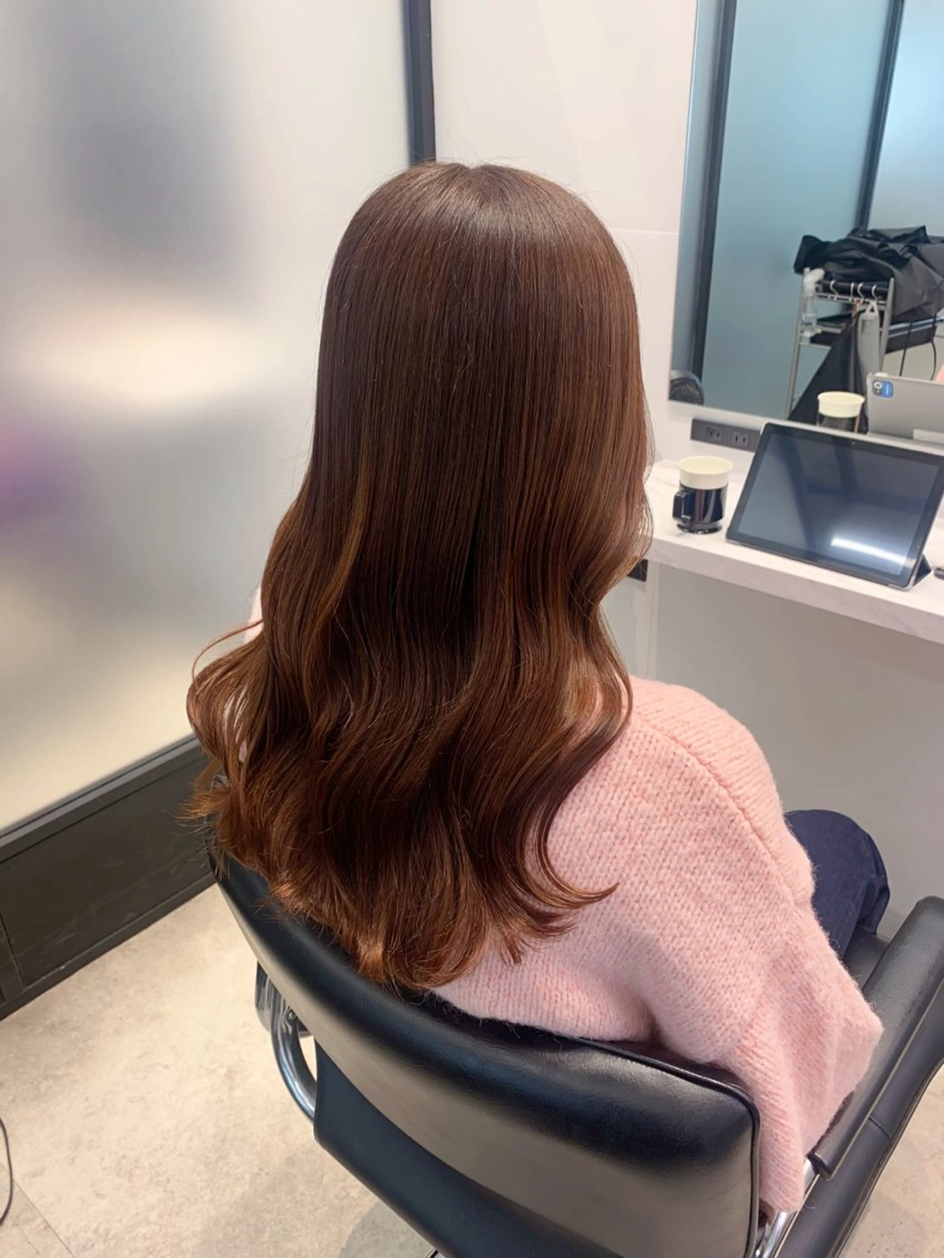 ロング 髪質改善 縮毛矯正 トリートメント カット ヘアカラー トリートメント 髪質改善/縮毛矯正 🎀小林 唯 🎀のヘアスタイル