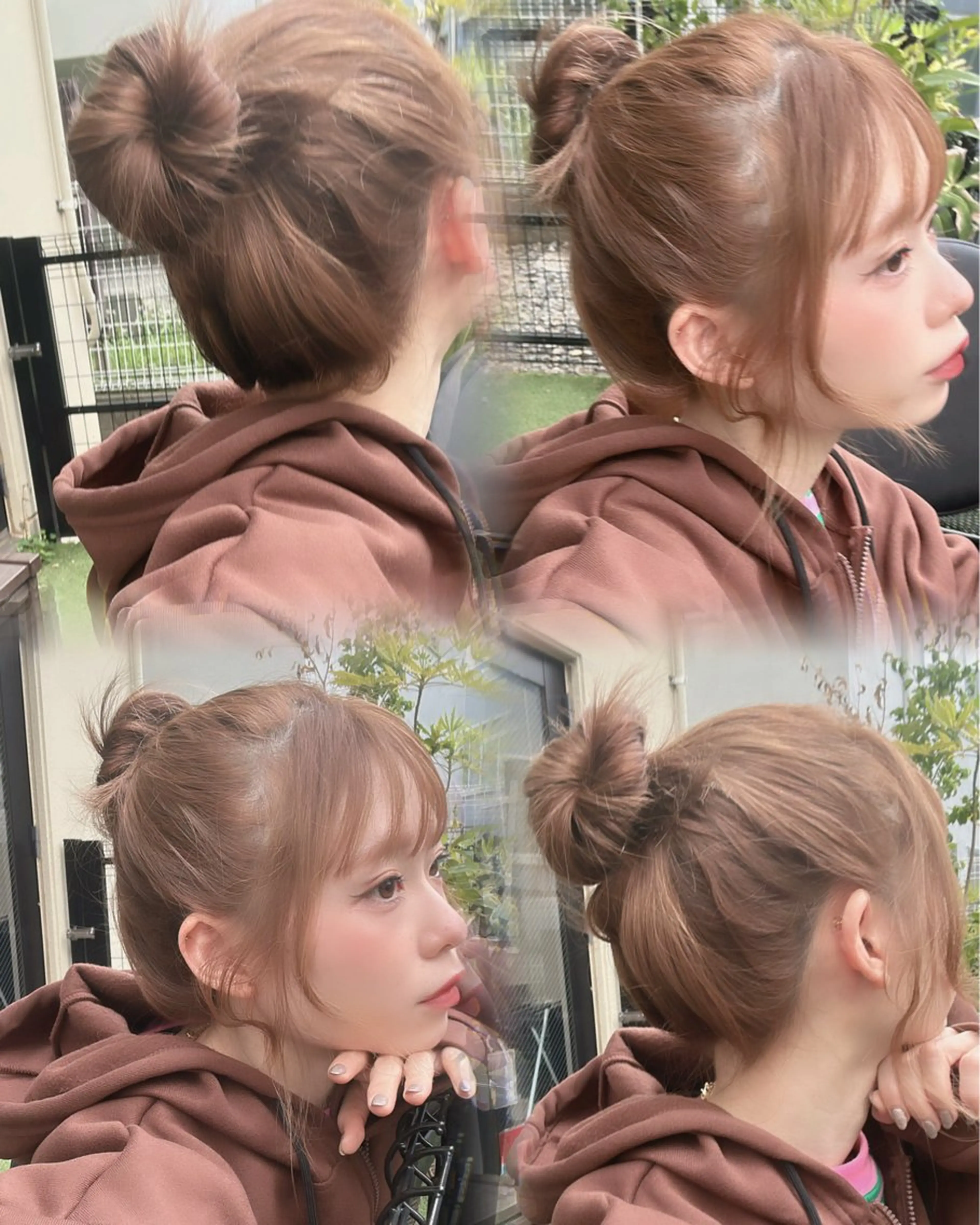 セミロング 卒業式ヘアセット🎀 ヘアアレンジのヘアスタイル