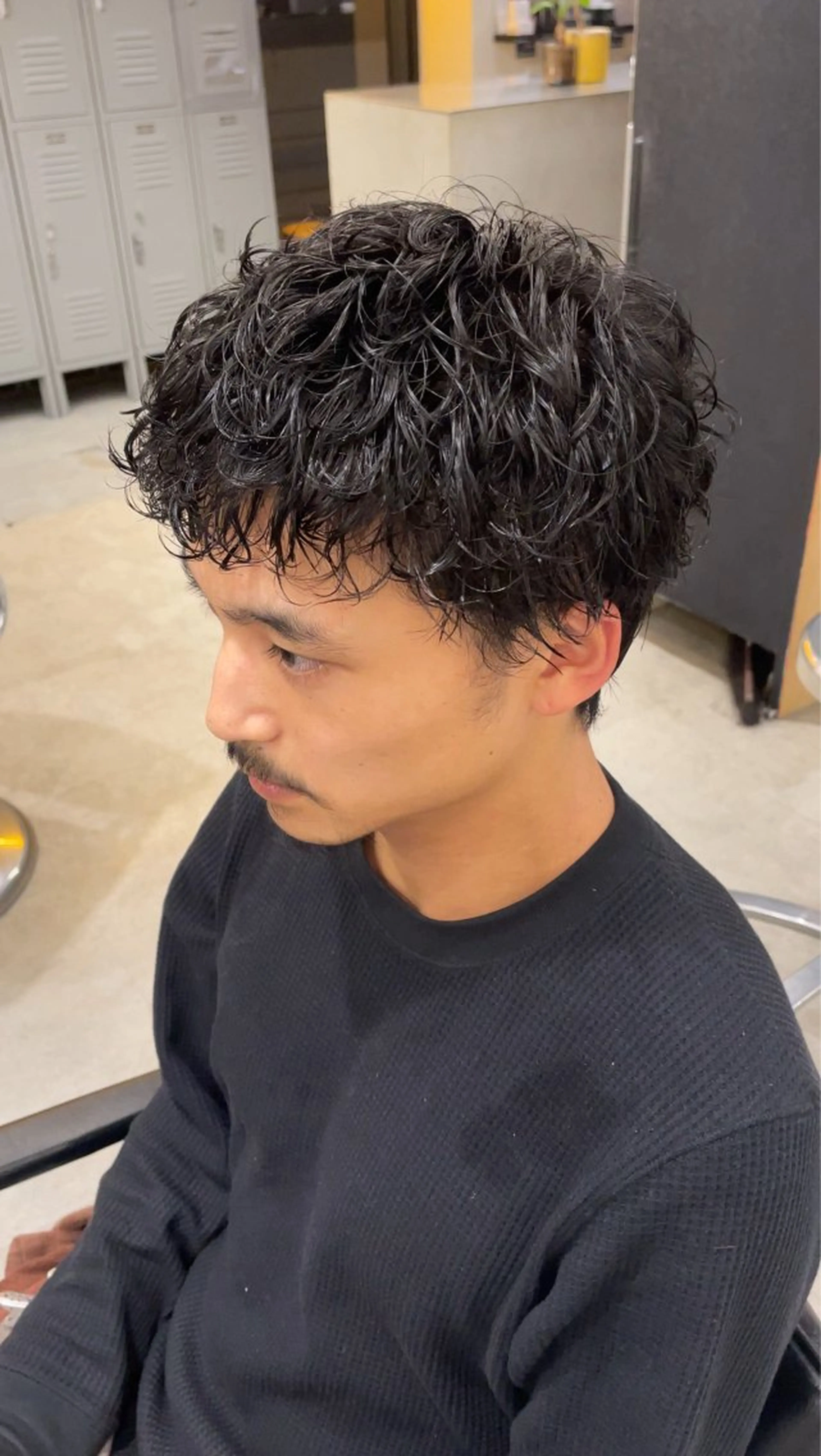 ショート パーマ メンズ カット パーマ トリートメント fifth 武正 琉生のヘアスタイル