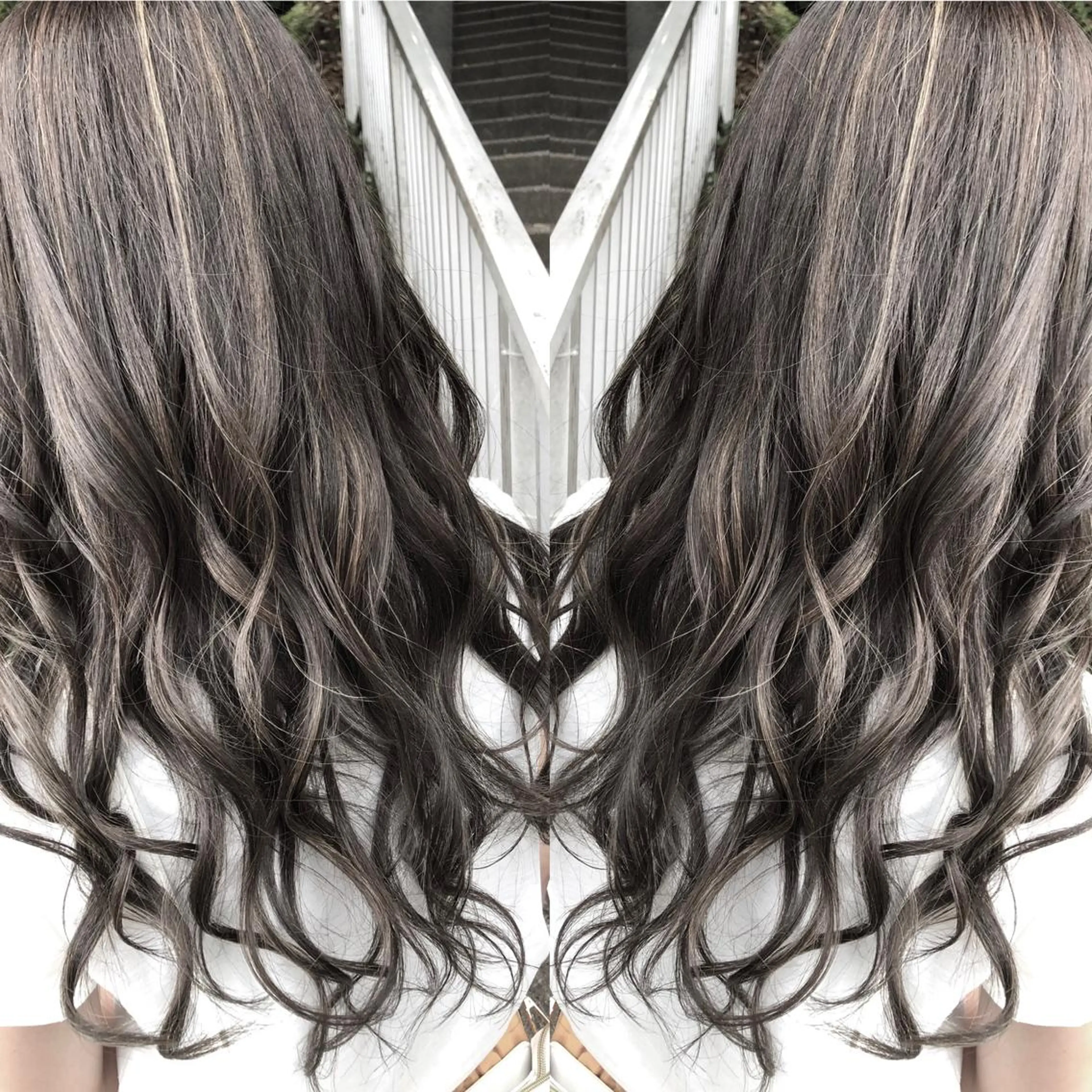 ロング アートディレクター ワダヒサノリのヘアスタイル