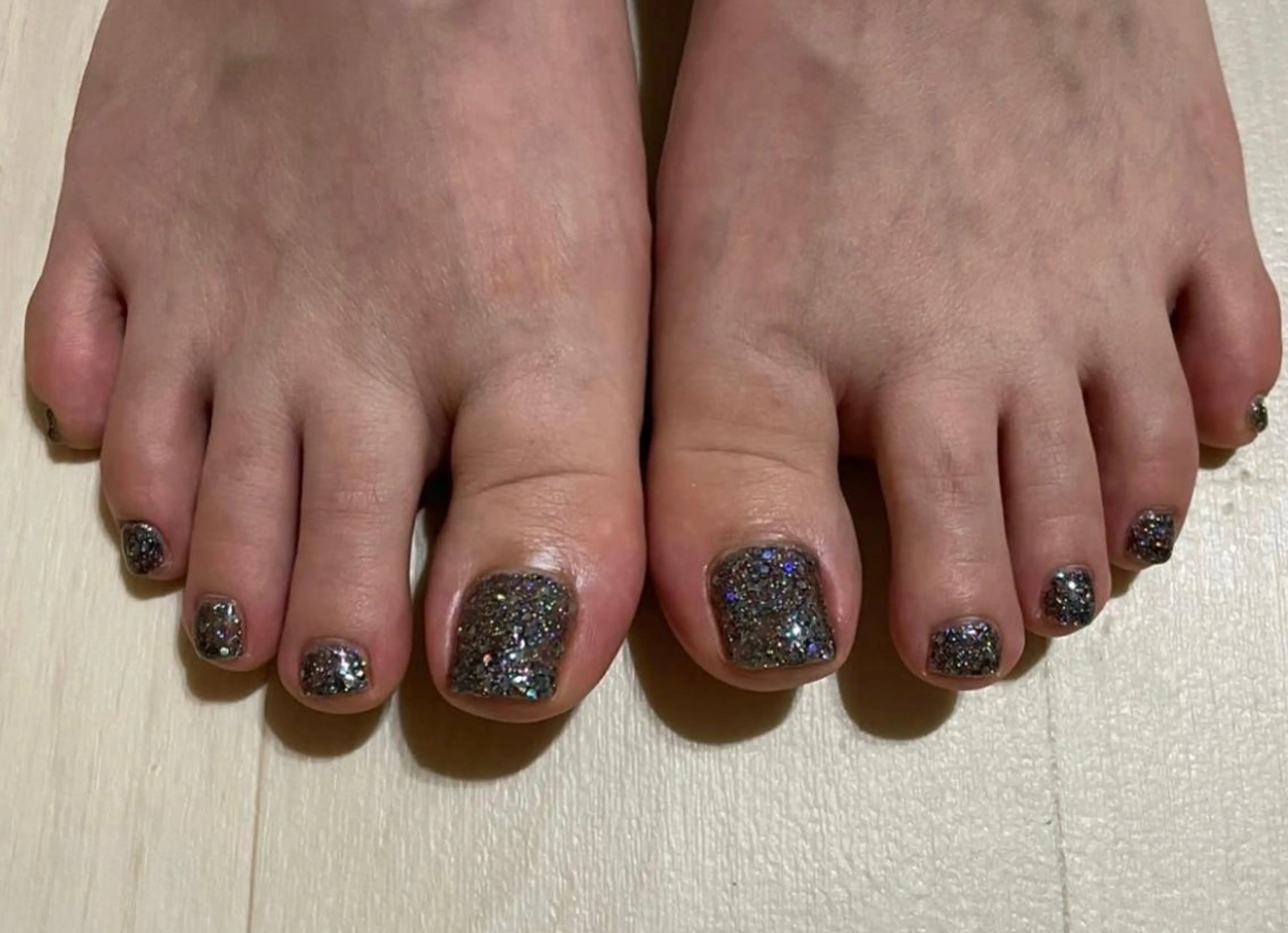 ネイル ワンカラーネイル フットネイル Shizuka Nail Salonのネイルデザイン