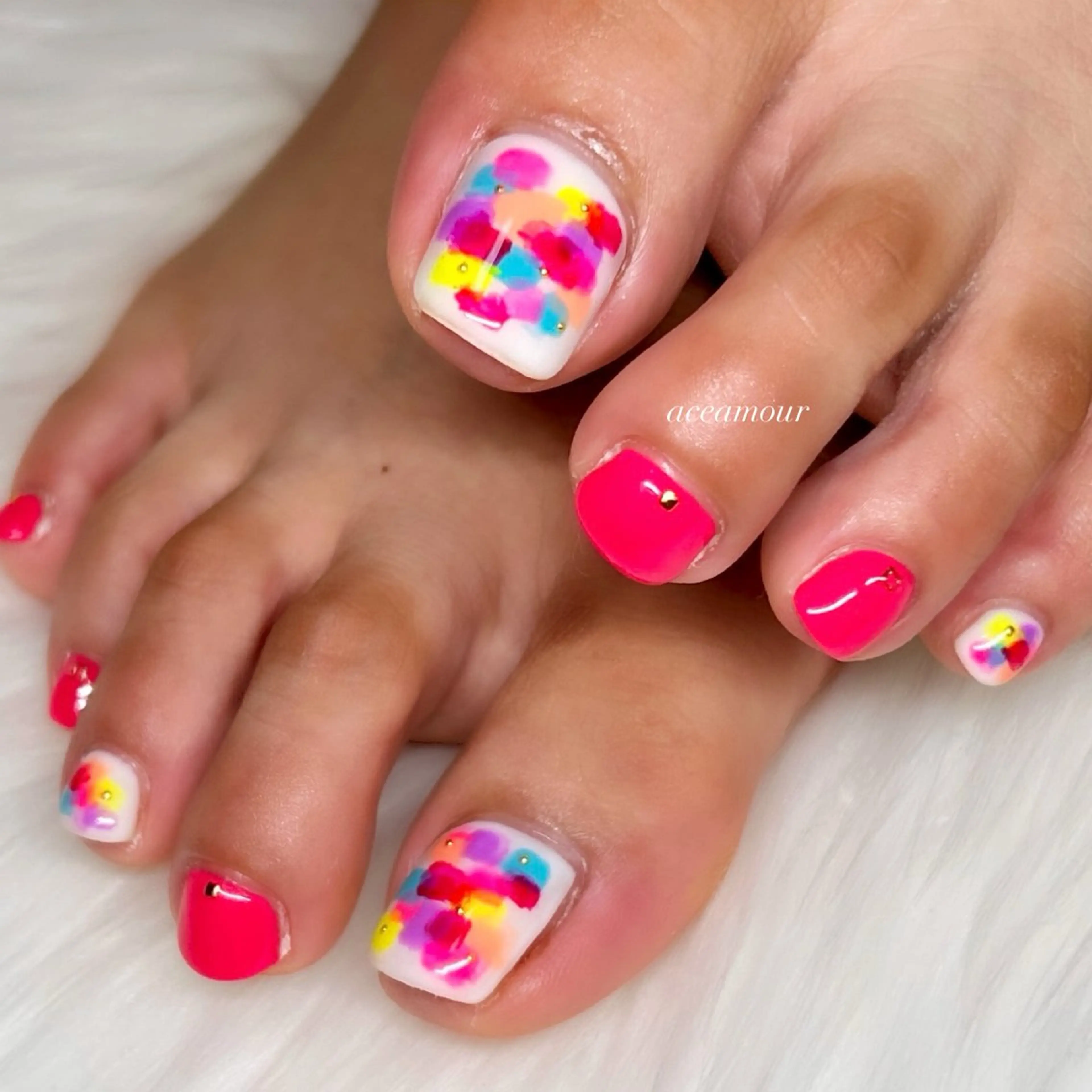 ネイル フットネイル ネイル/耳つぼ /新ホワイトニングのネイルデザイン