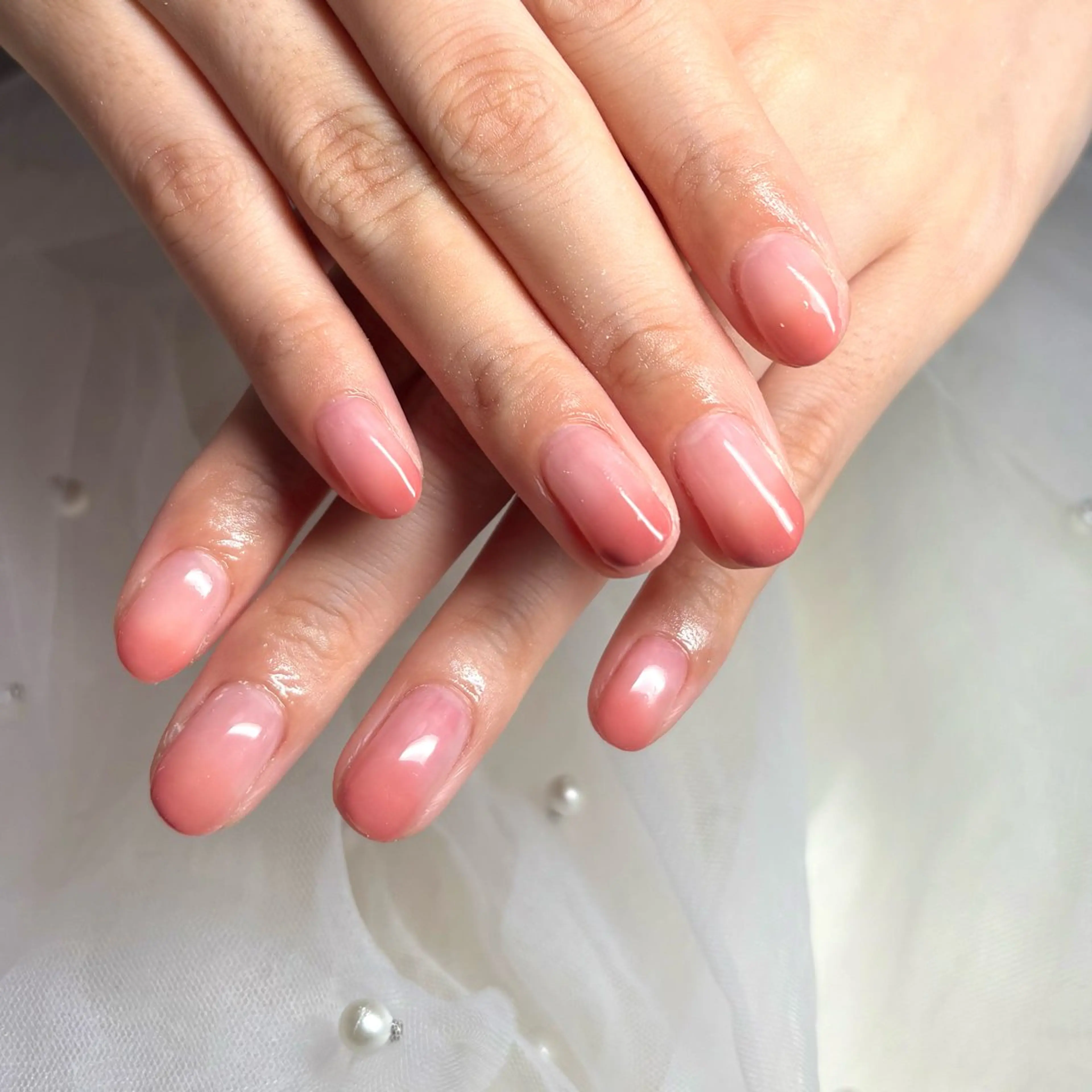 ネイル グラデーション オフィスネイル シンプルネイル cerisier 坂本のネイルデザイン