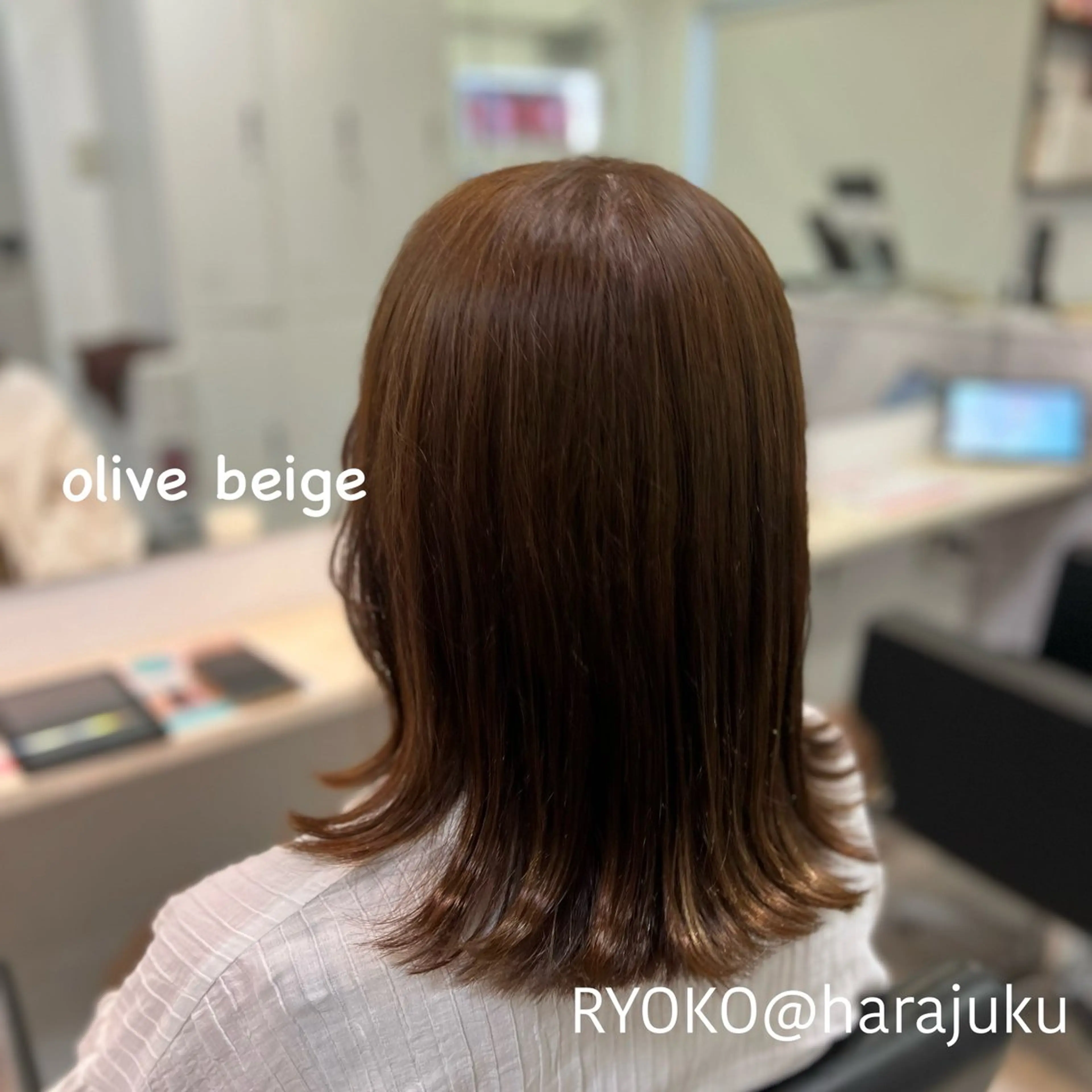 ミディアム カラー パーマ ヘアアレンジ メンズ ワット 原宿のヘアスタイル