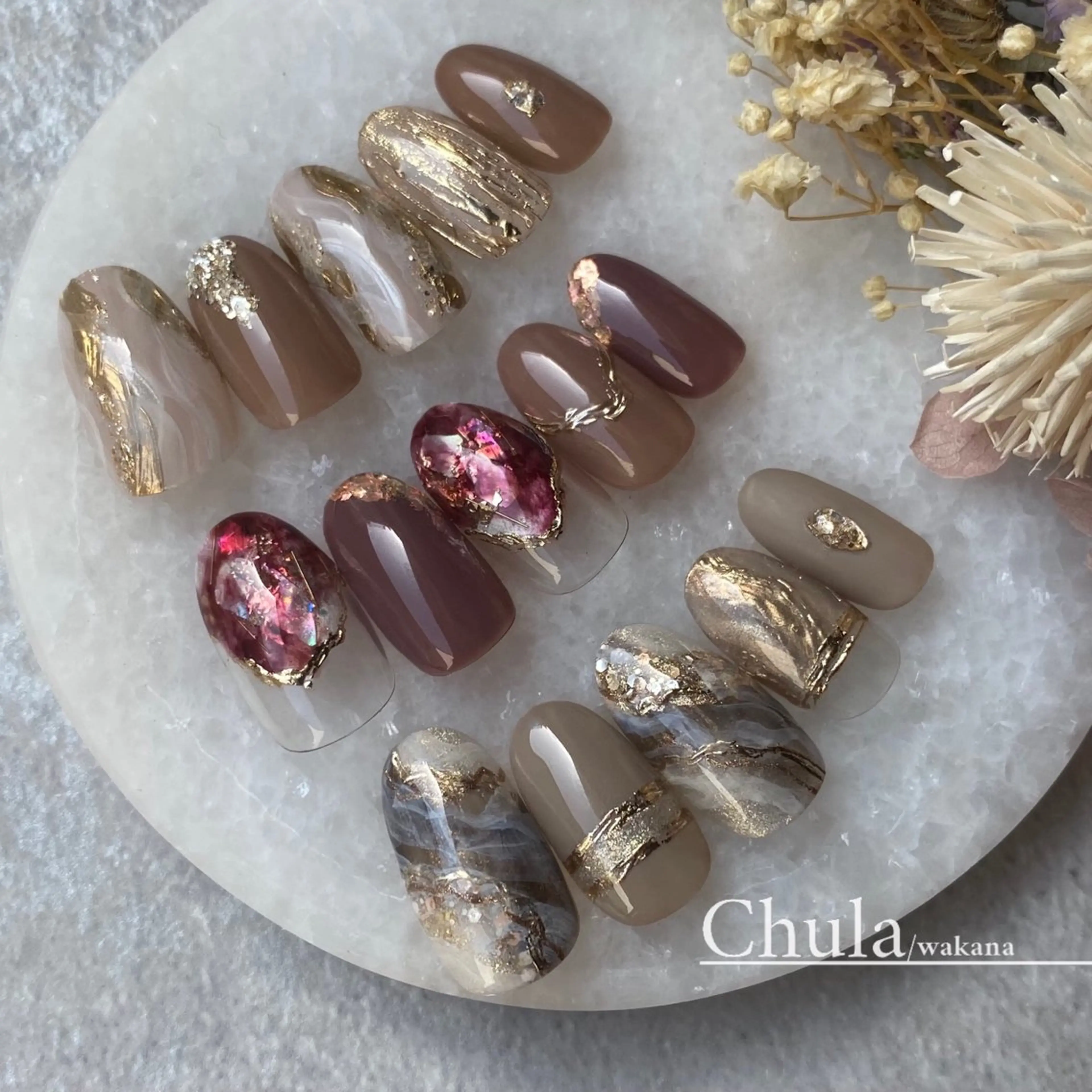ネイル ハンドネイル Nailsalon Chulaのネイルデザイン