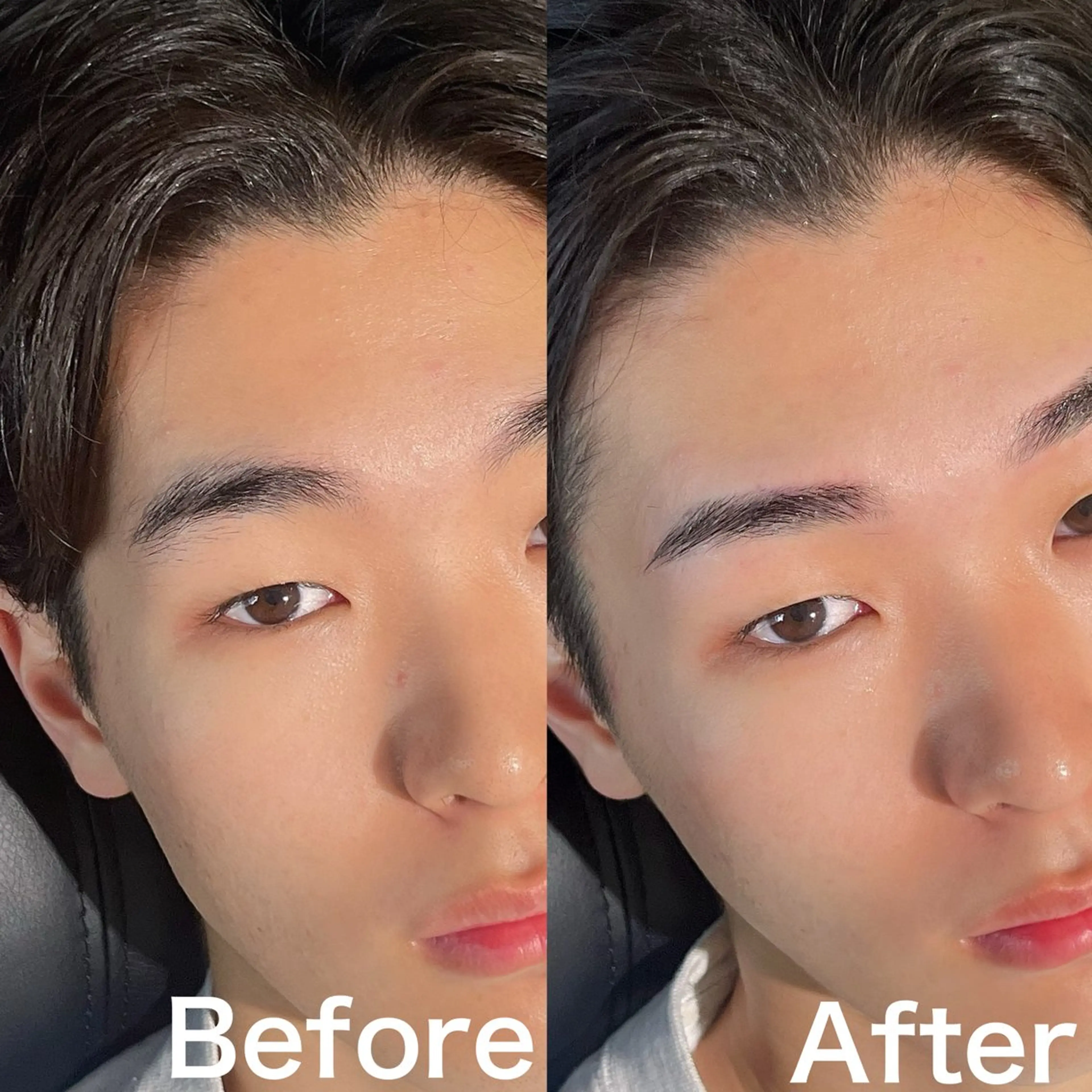 アイブロウ ワックス脱毛 眉カット その他(アイブロウ) 5日◯ Yusukeの眉毛・アイブロウイメージ