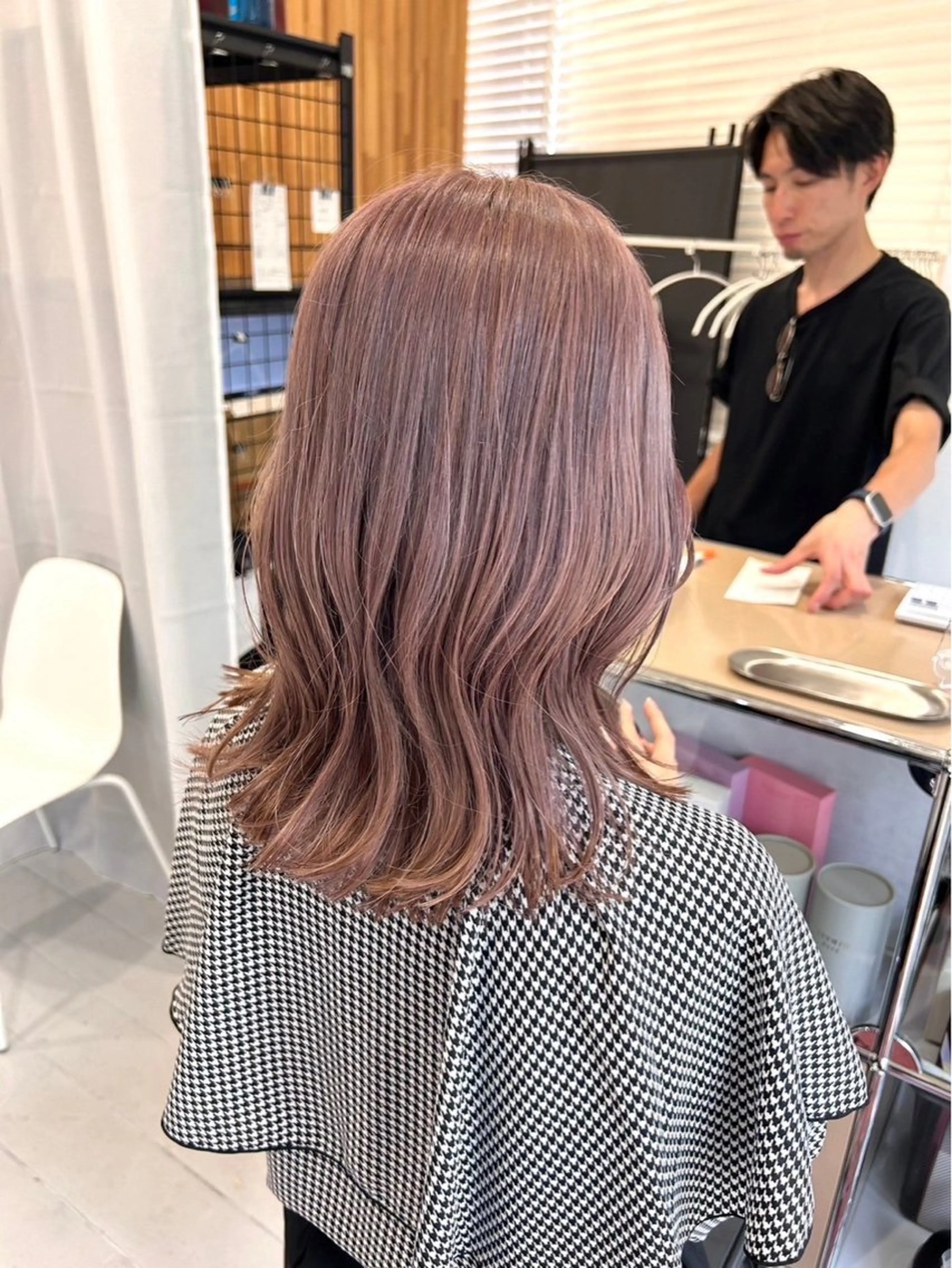 ミディアム 韓国ヘア ‎⟡.·KANA🐥のヘアスタイル
