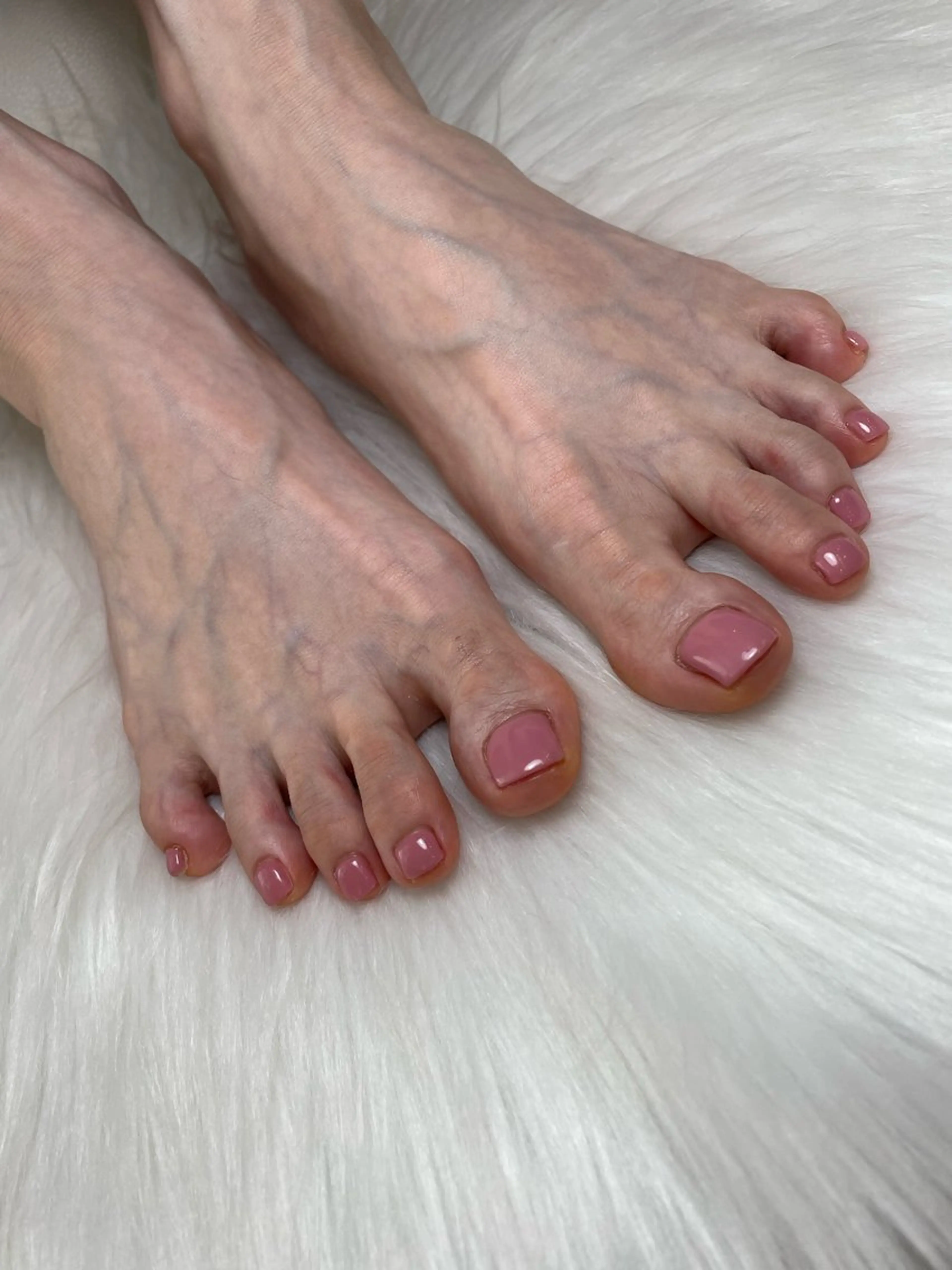 🩵フットワンカラー🫧オフ有り🩵の写真