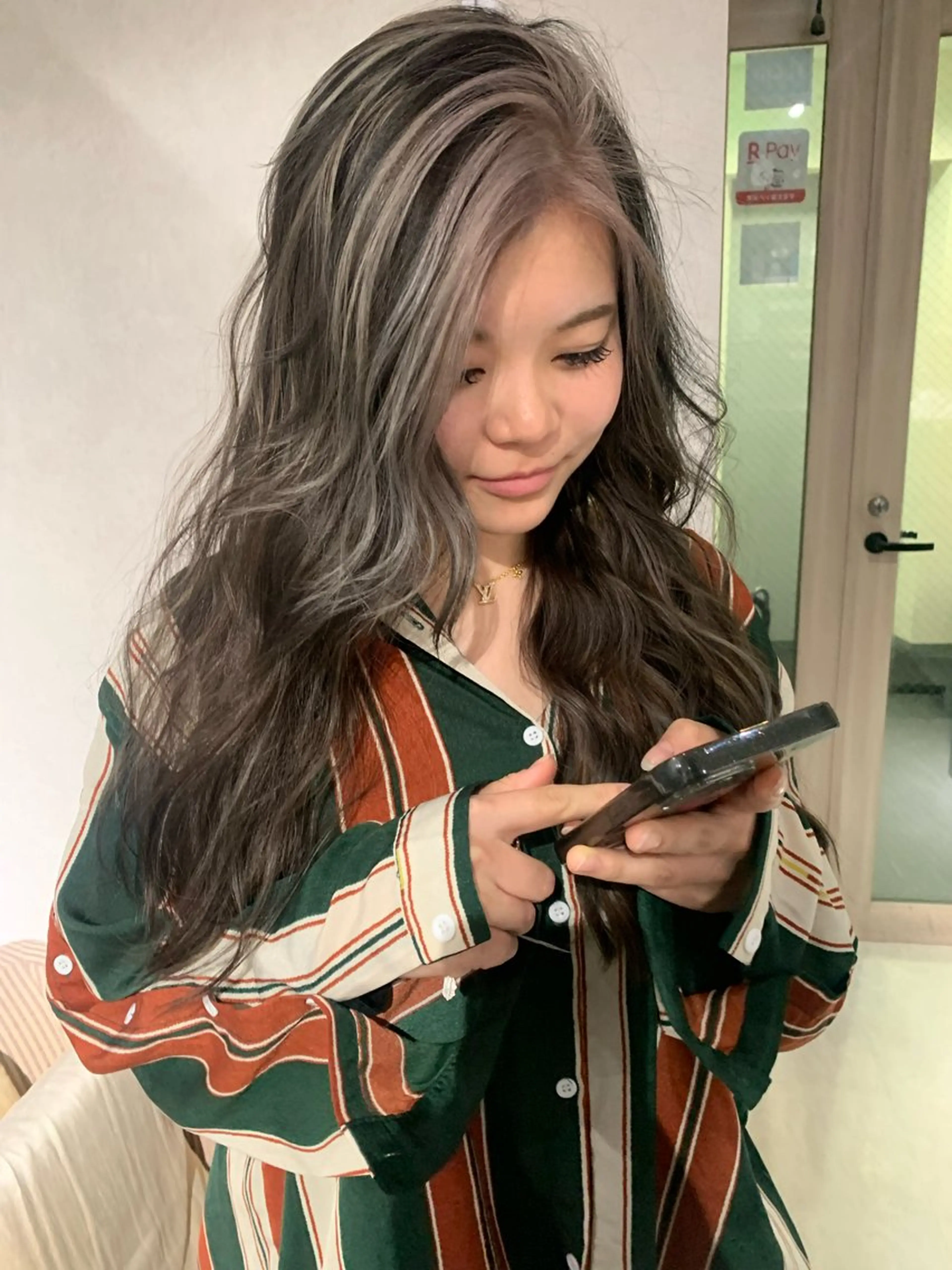 ロング カラー カット ヘアカラー トリートメント カラーなら川嶋宏旭✨ salonLEPIAのヘアスタイル