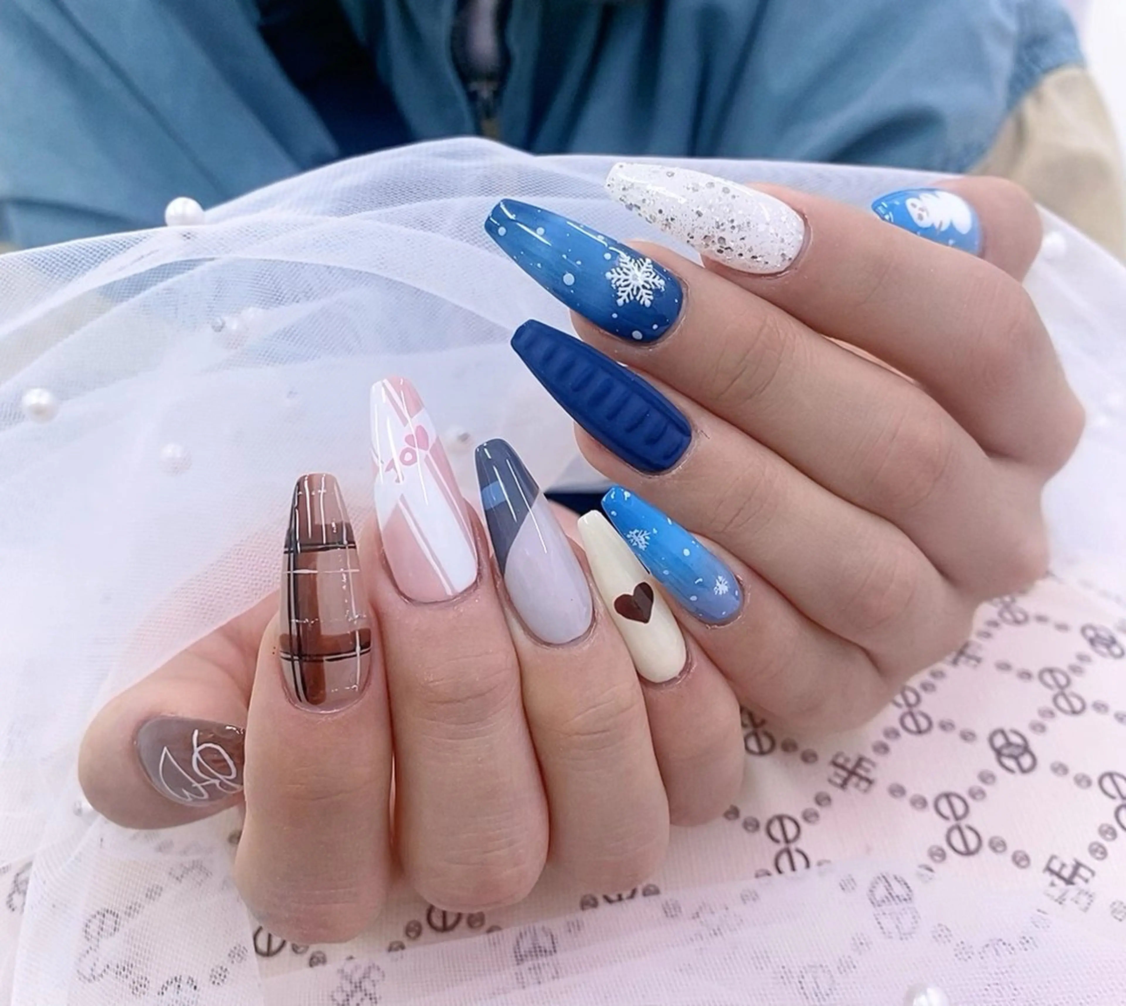 ネイル アートネイル チークネイル 長さ出し フレンチネイル ジェルネイル YK Beauty Salonのマツエク・マツパデザイン