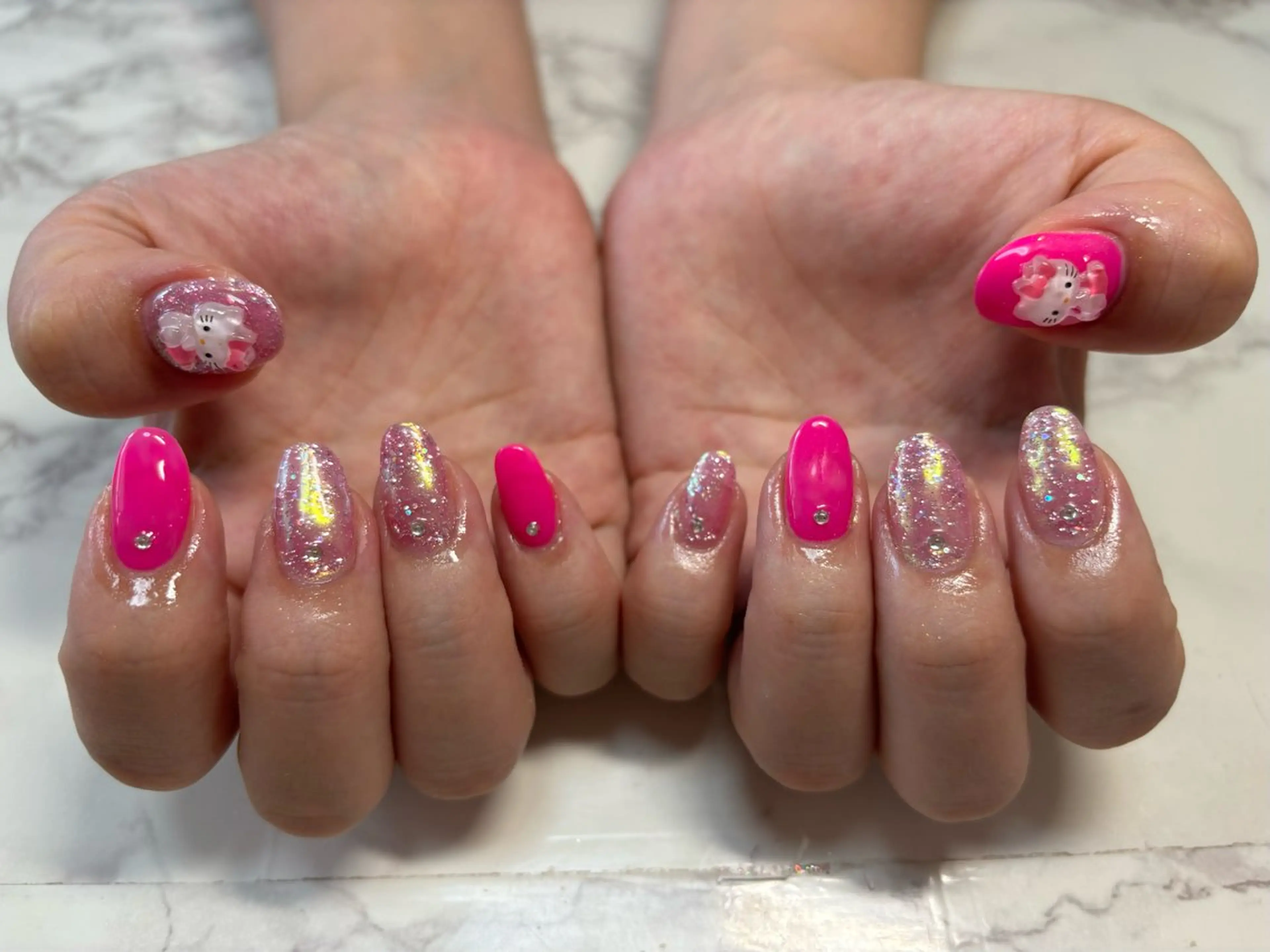 ネイル ワンカラーネイル ハンドネイル alien girl所属・aliengirl Ayuのネイルデザイン