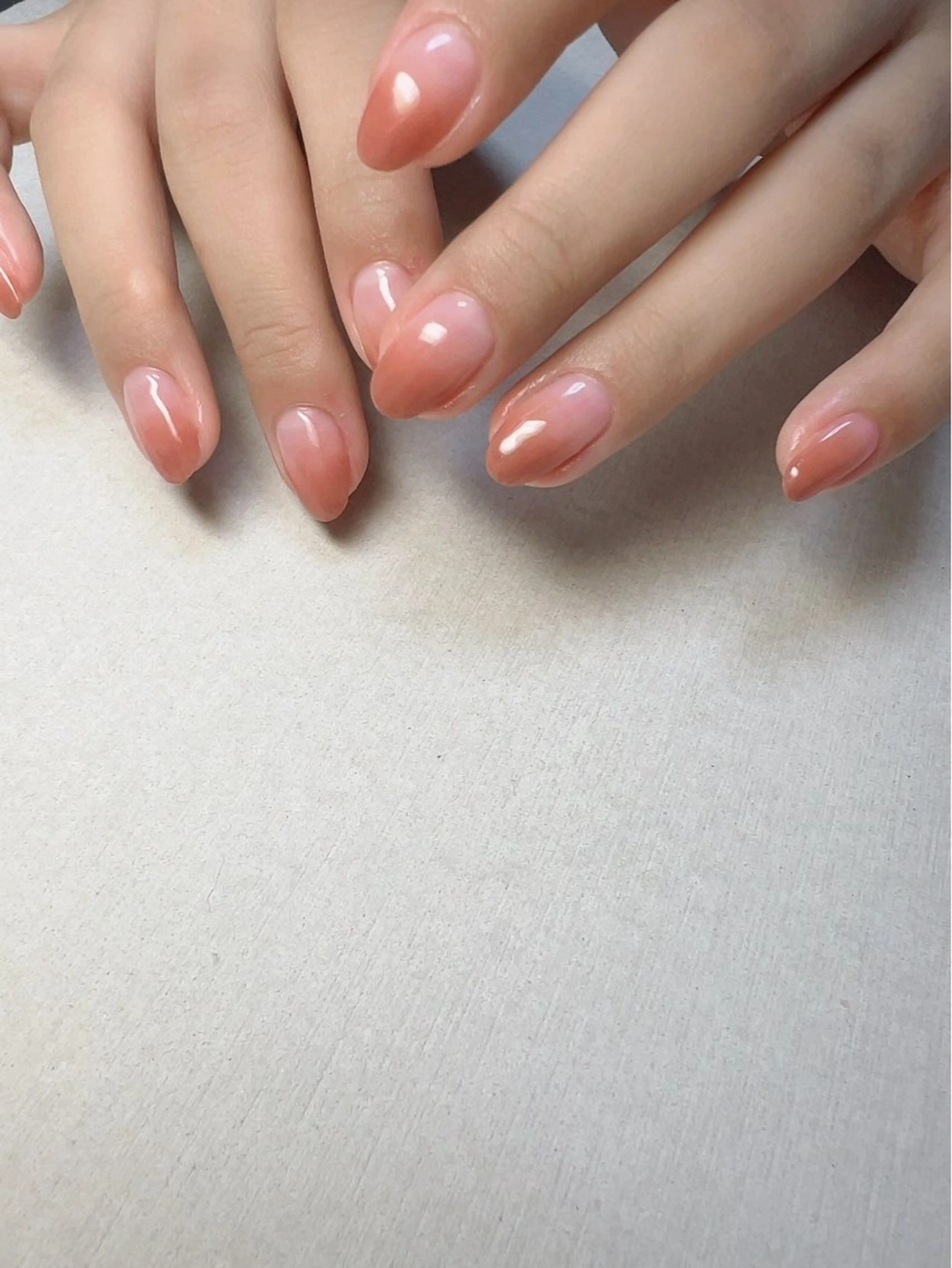 ネイル ブラウン グラデーション オフィスネイル ピンク シンプルネイル irooo 21のネイルデザイン