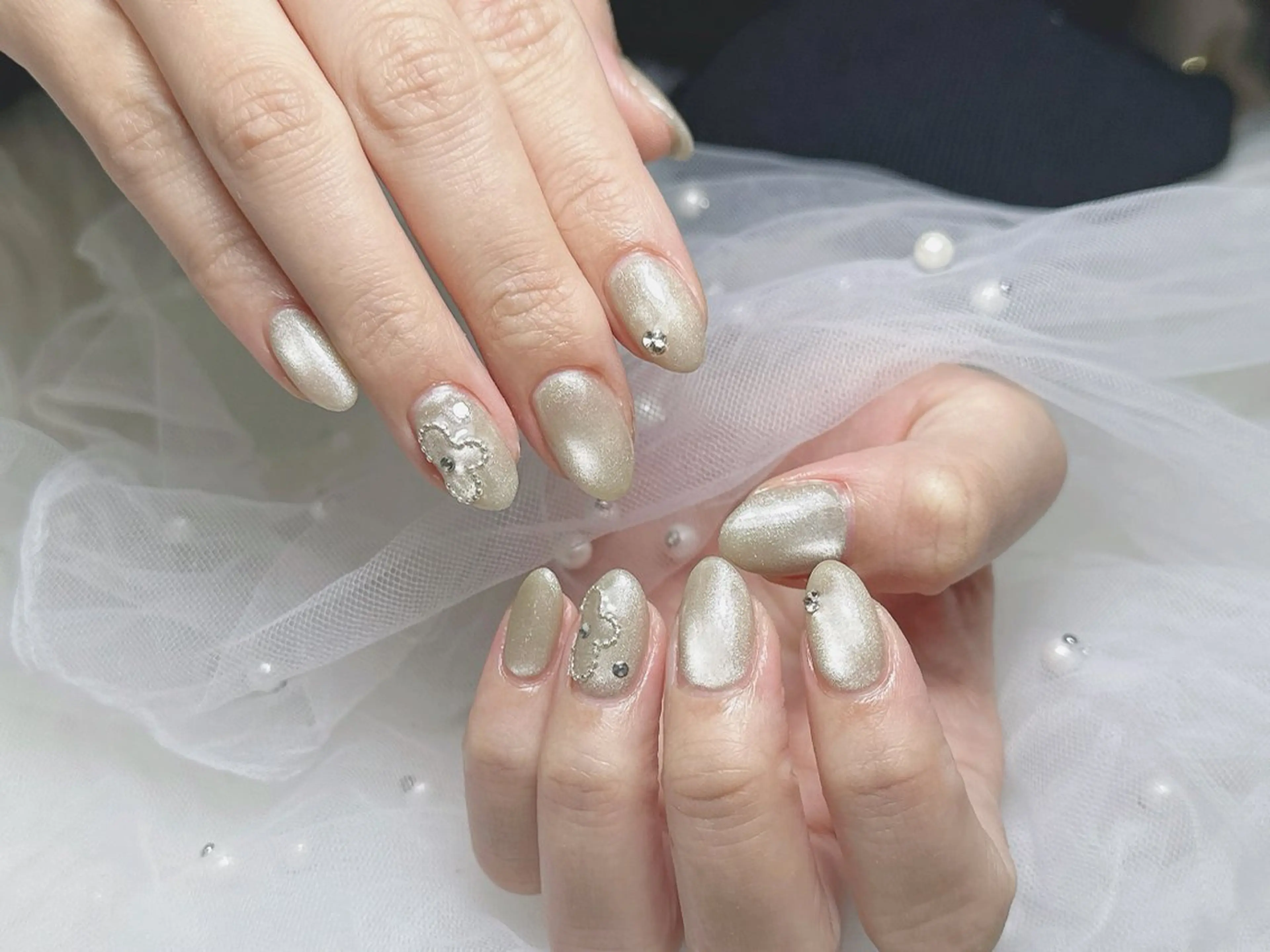 ネイル ハンドネイル Eclat〔ｴｸﾗ〕 MOEKA𝜗𝜚*のネイルデザイン