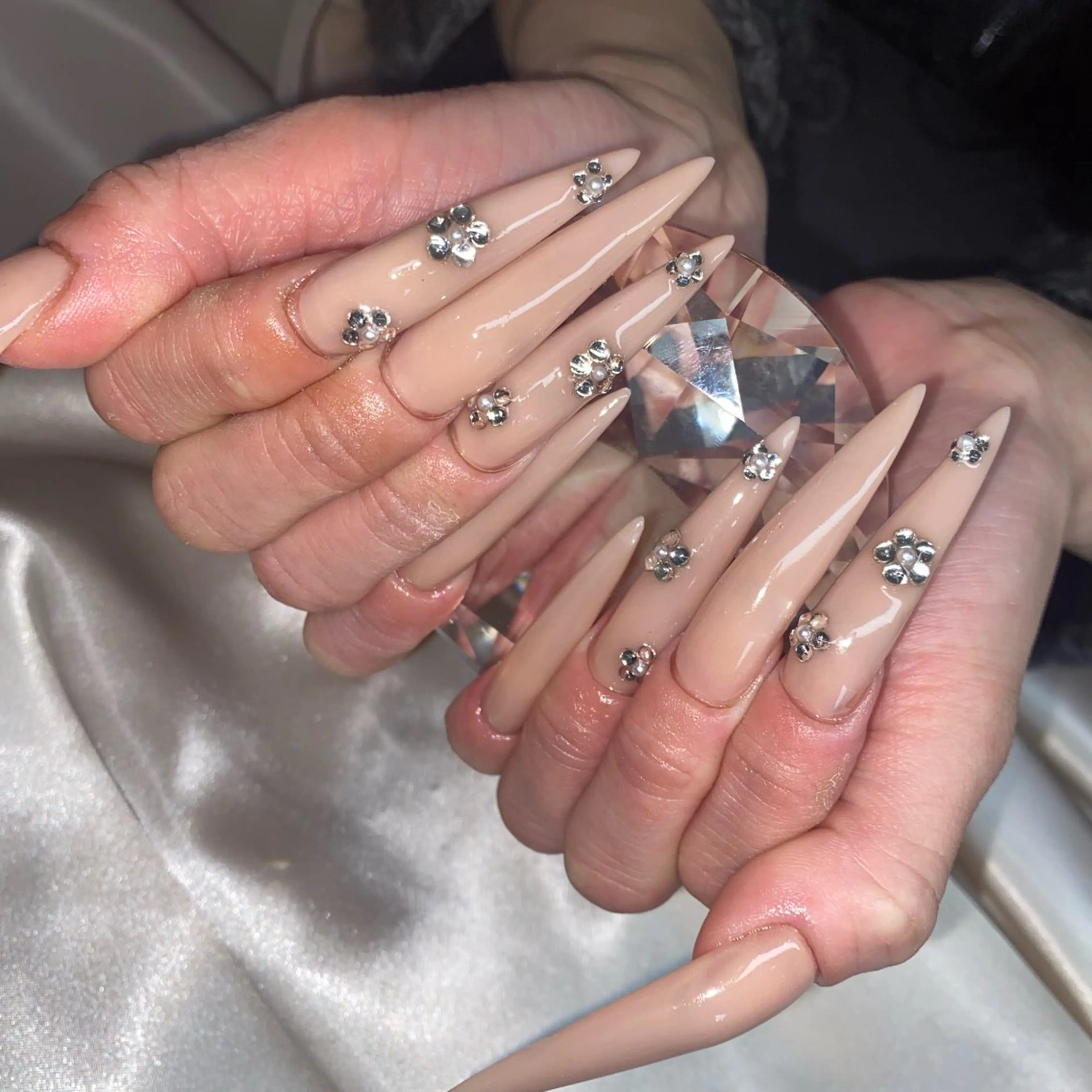 スカルプ+アート4本🖤オフ込(ソフト)持込デザイン◎の写真